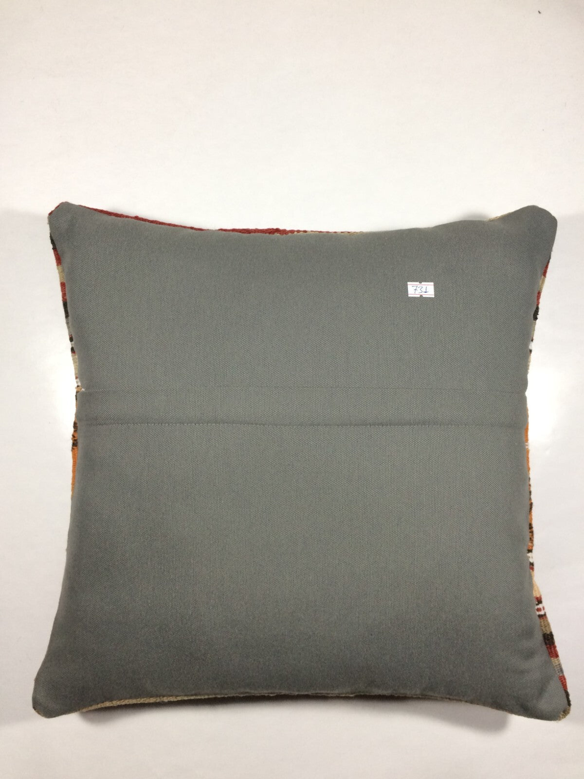 18"x18" Kilim Pillow Cover Handmade Turkish Vintage Cushion Tribal Lumbar 731