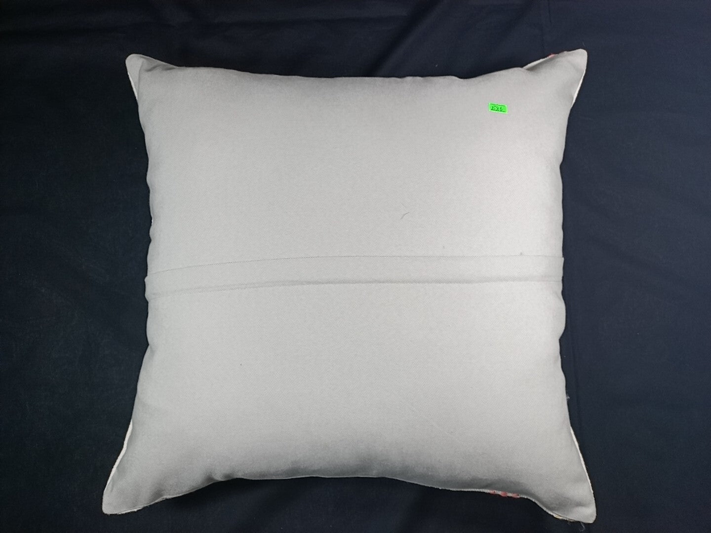 24x24 Kilim Pillow Cover Large Vintage Oushak Rug Ethnic Sofa Cushion E86