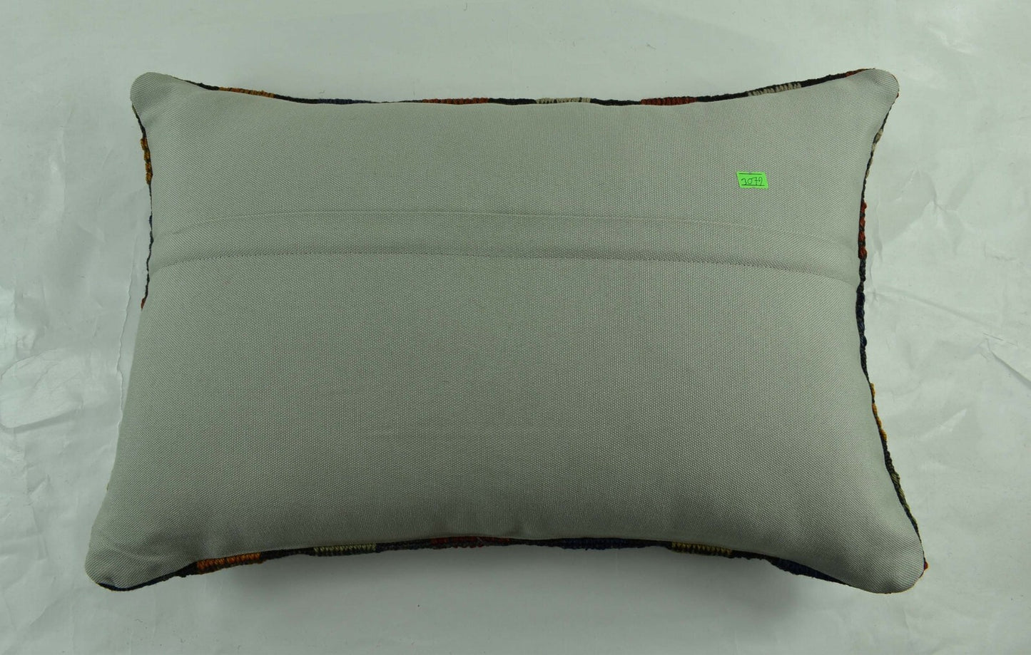 Kilim Pillow Cover 16x24 Tribal Vintage Turkish Carpet Lumbar Pillow Cover 3079