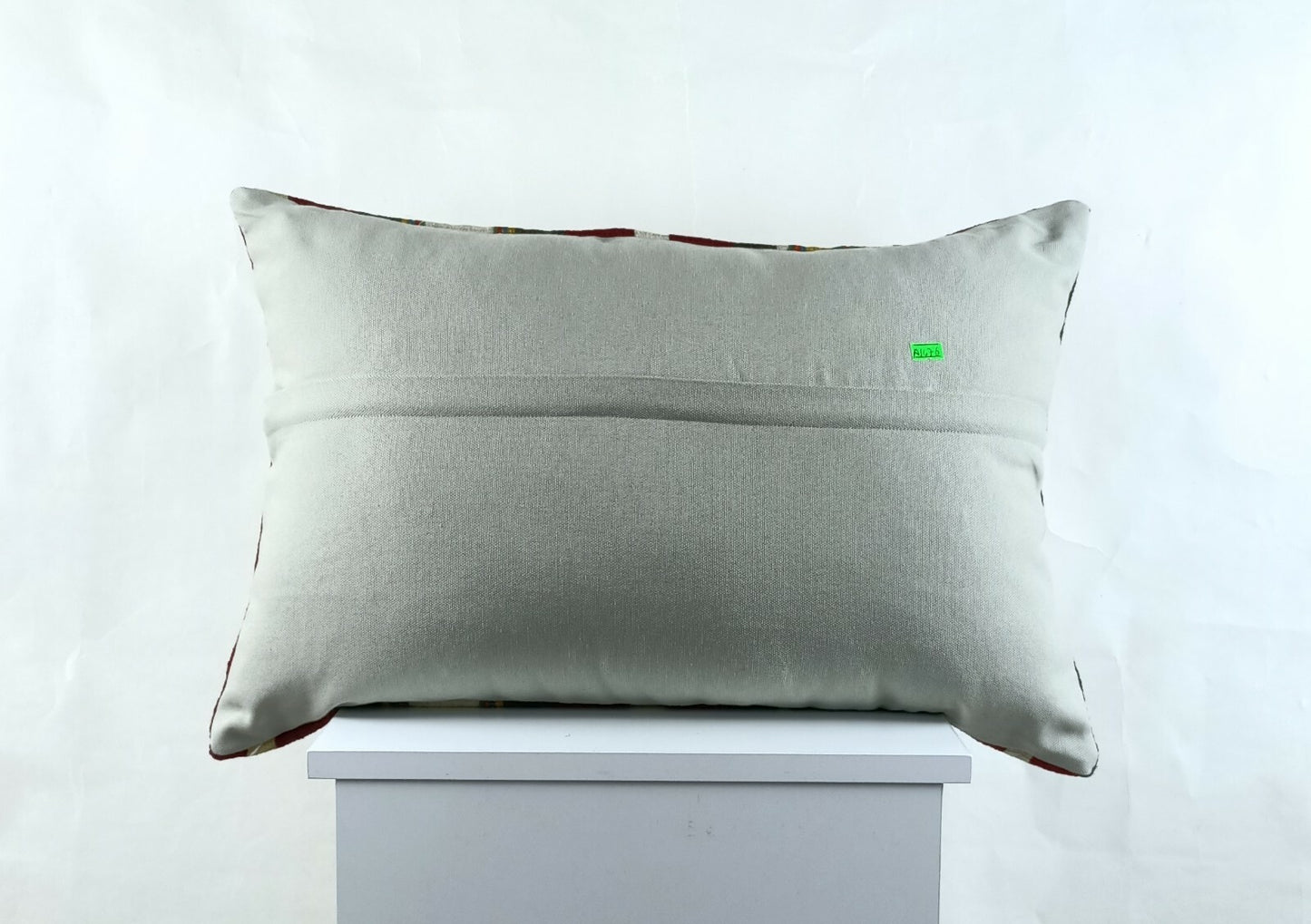 Kilim Pillow Cover 16x24 in Traditional Handmade Anatolian Lumbar Cushion A1476