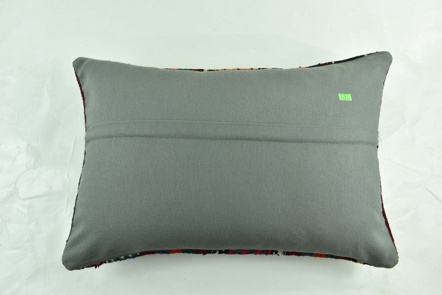 Kilim Pillow Cover 16x24 Tribal Vintage Turkish Carpet Lumbar Pillow Cover 3093