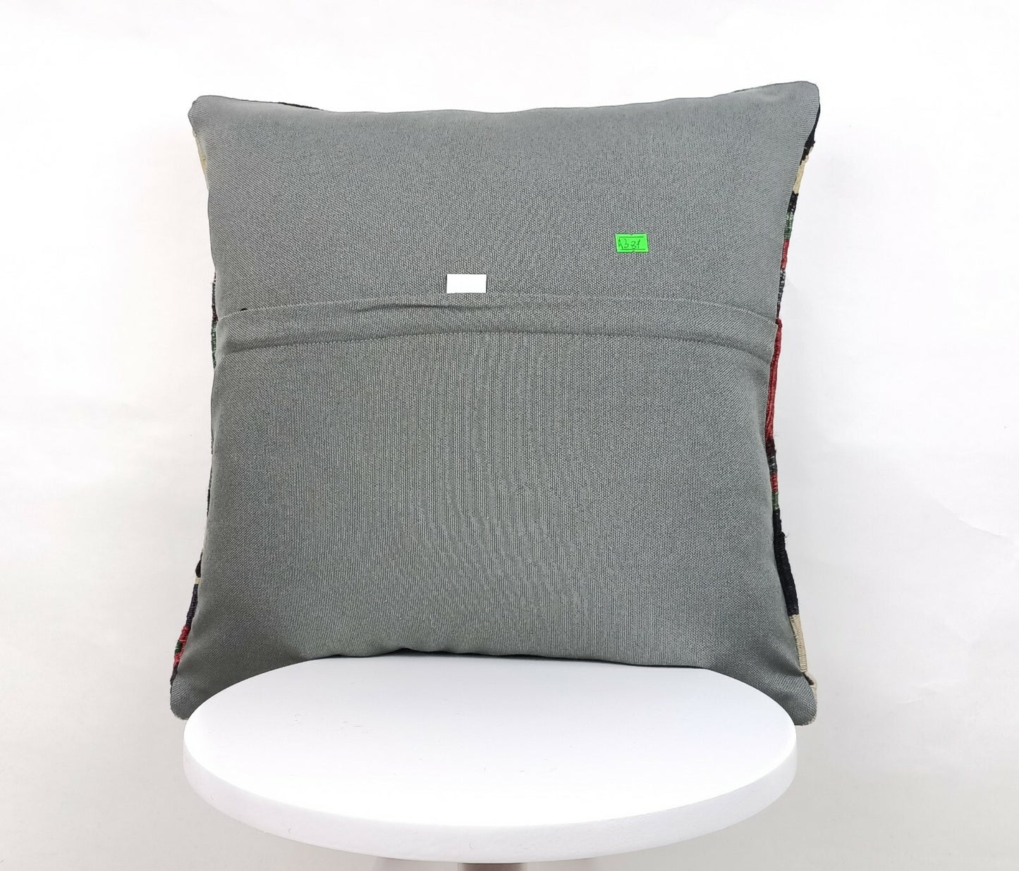 Kilim Pillow Cover 18x18 Anatolian Handmade Traditional Ottoman Cushion A387