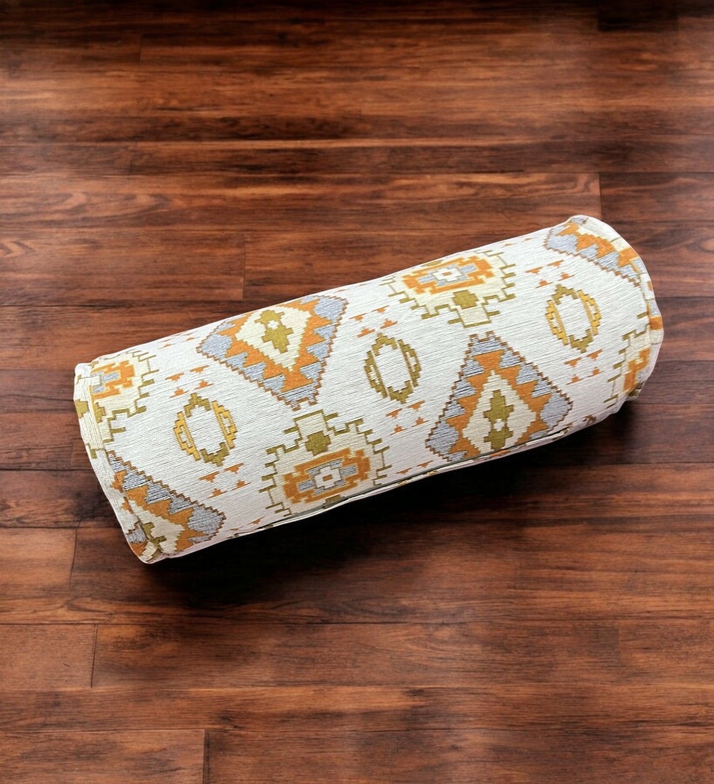 Bolster Pillow Cover Woven Soft Fabric Pattern Ethnic Tribal Oriental Bolster