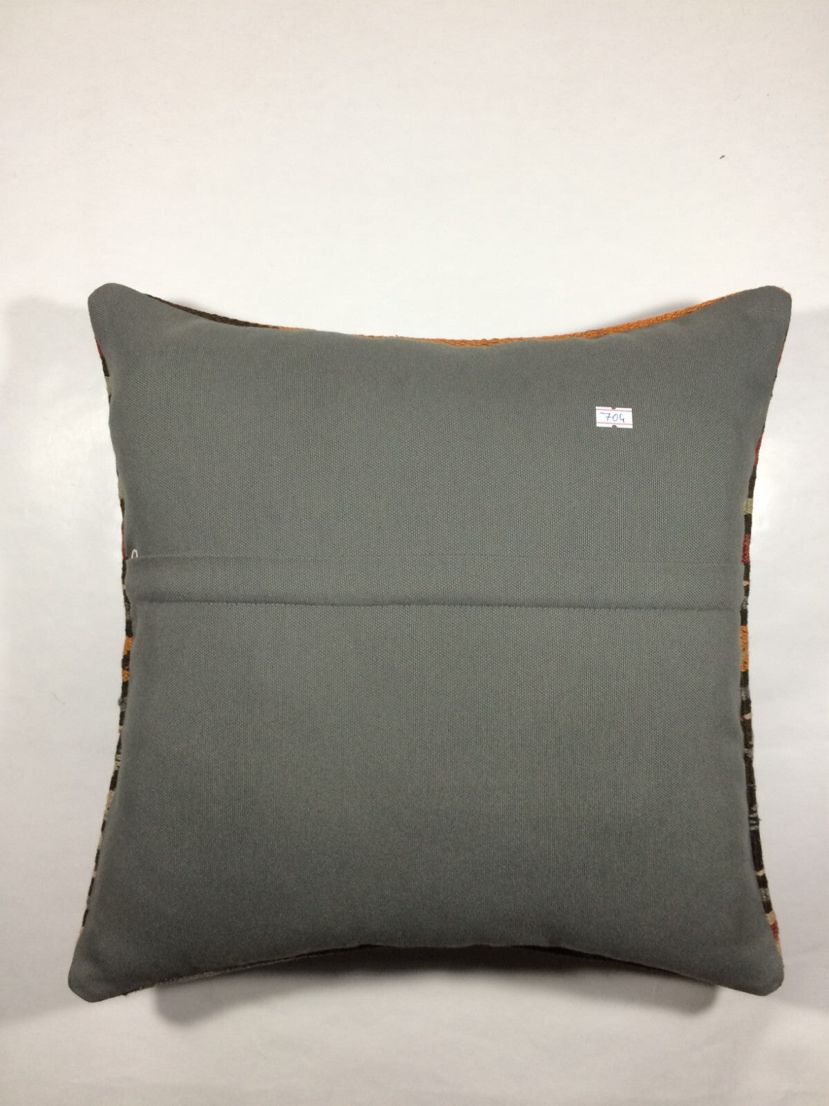 18"x18" Kilim Pillow Cover Handmade Turkish Vintage Cushion Tribal Lumbar 704