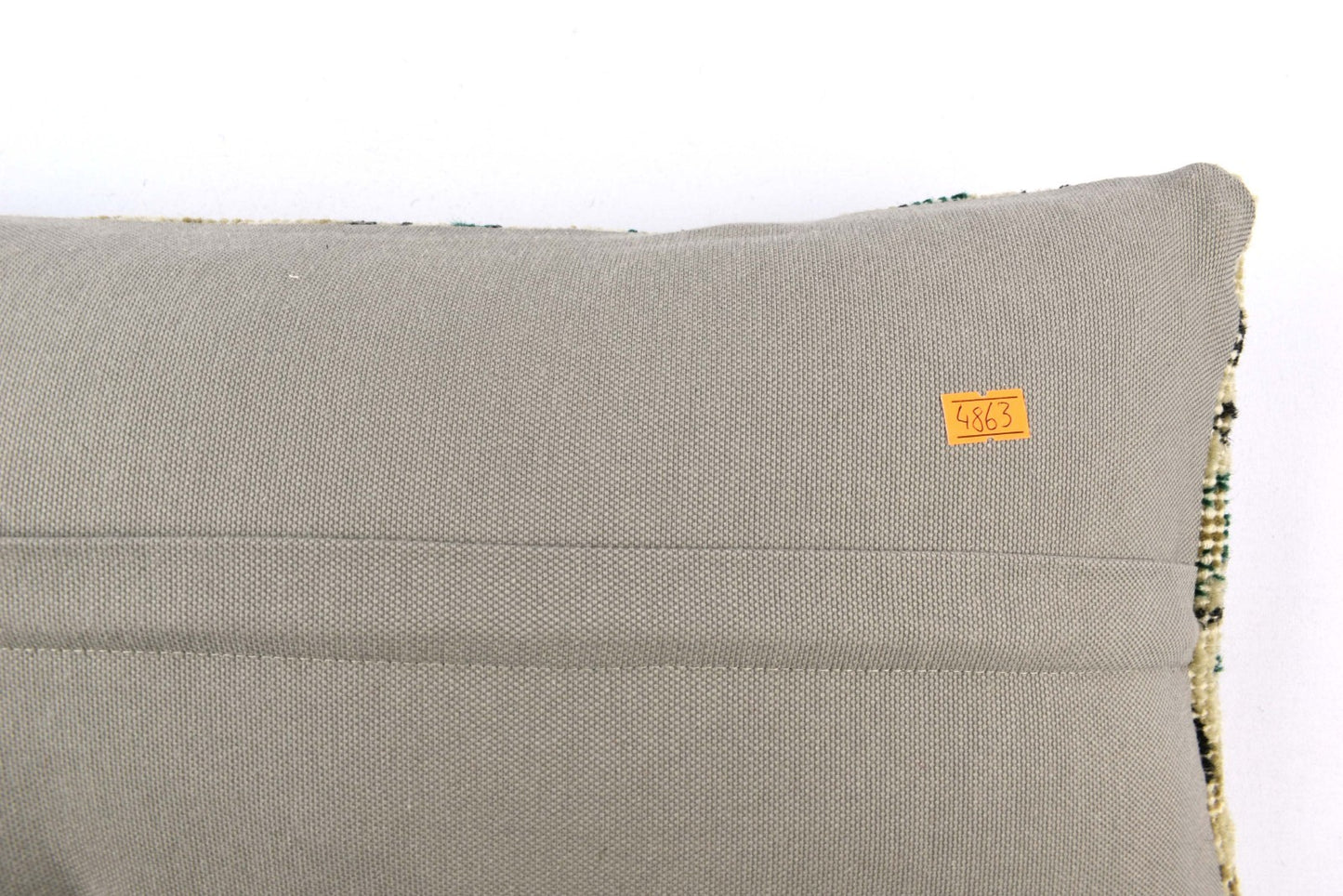 10x20 Kilim Lumbar Pillow Cover Vintage Ethnic Oushak Kilim Pillow Cover 4863