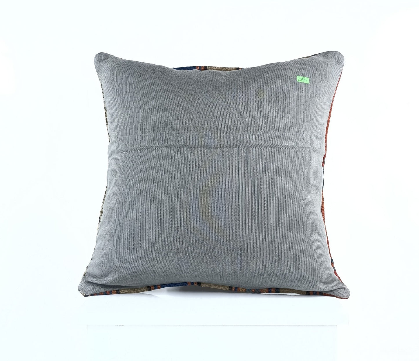 18"x18" Kilim Pillow Cover Handmade Turkish Vintage Cushion Tribal Lumbar E1374