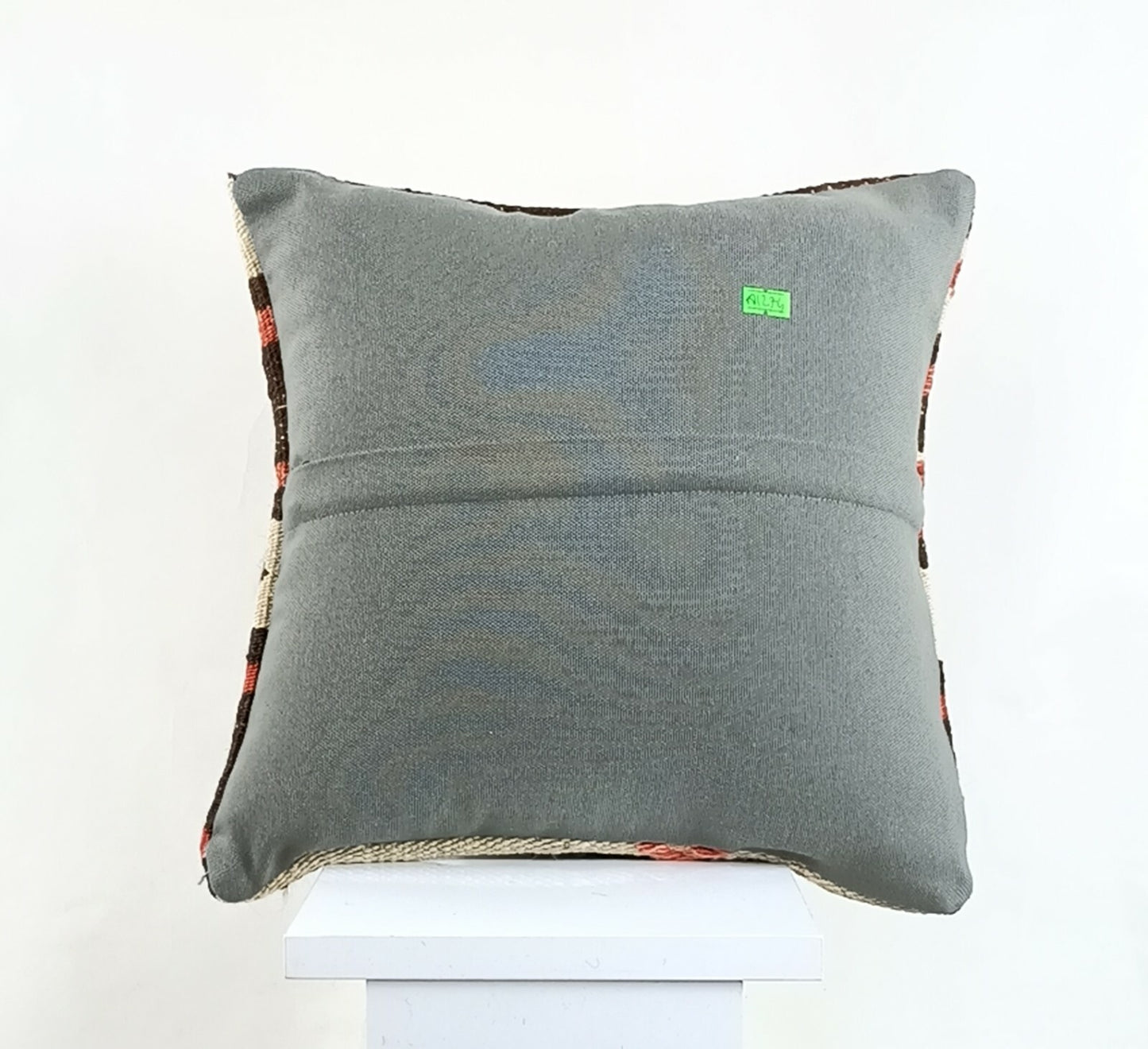 14x14 Kilim Cushion Cover Turkish Ottoman Boho Rustic Throw Pillow Case A1274