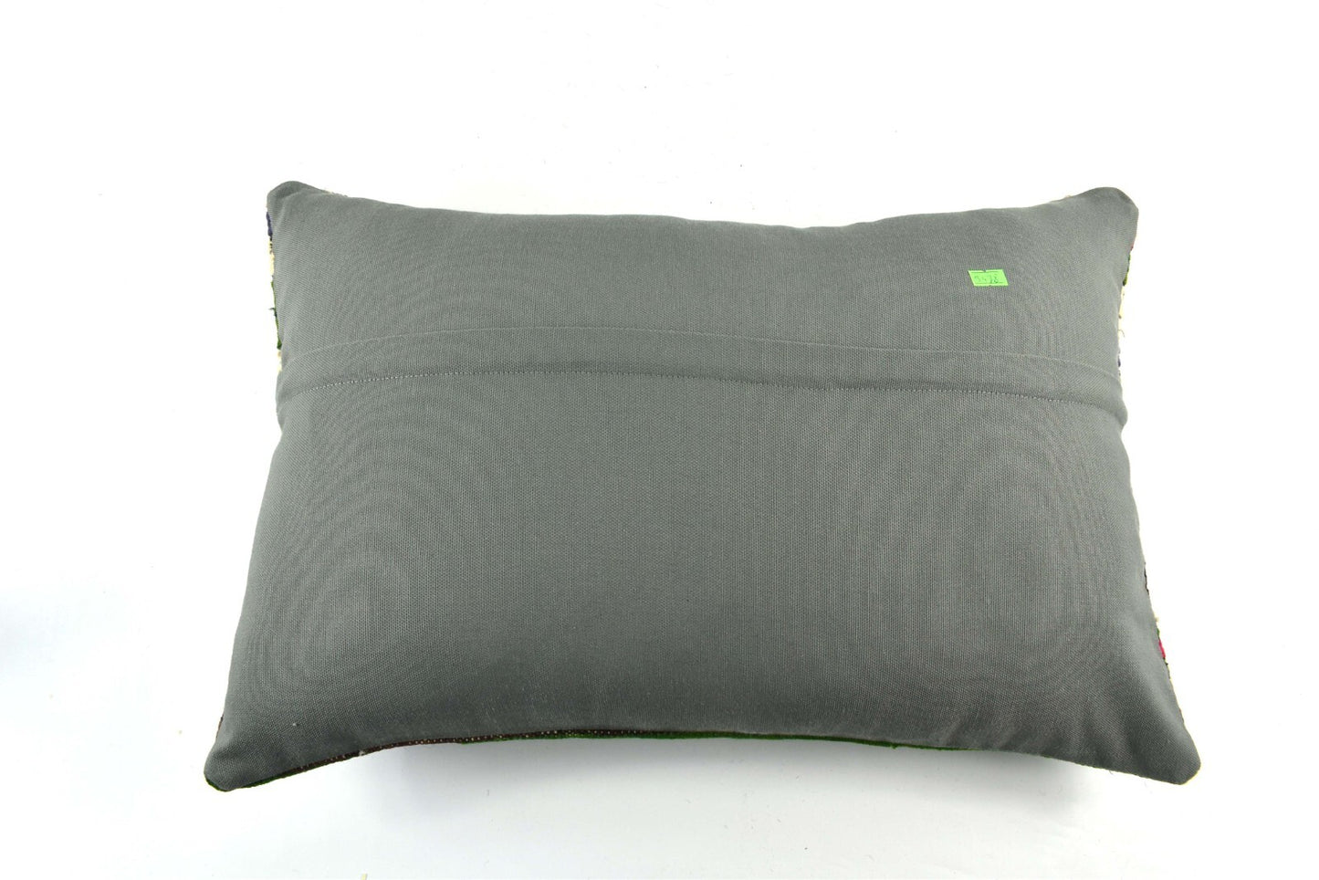 Kilim Pillow Cover 16x24 Tribal Vintage Turkish Carpet Lumbar Pillow Cover 3438