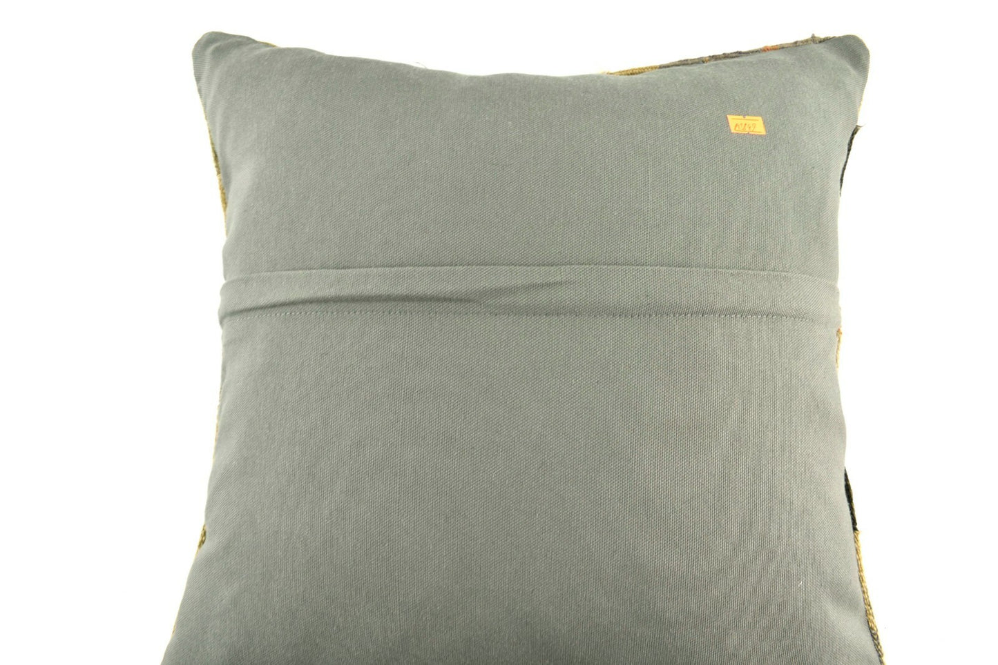 18x18 Kilim Pillow Cover Handknotten Vintage Pillow Oushak Kilim Pillow A2849