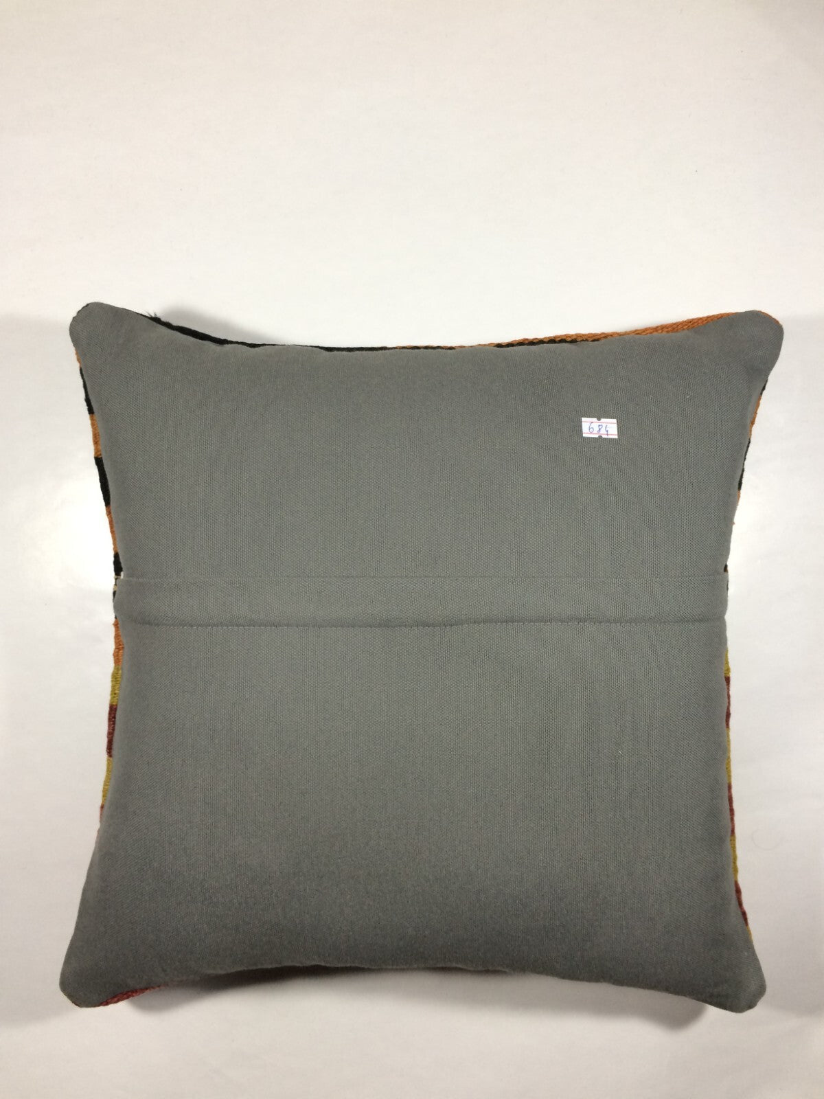 18"x18" Kilim Pillow Cover Handmade Turkish Vintage Cushion Tribal Lumbar 684