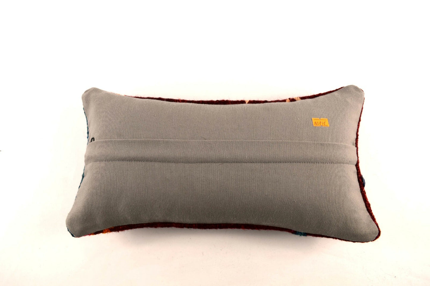 8x16 Kilim Pillow Cover Vintage Tribal Oushak Kilim Ethnic Lumbar Cover A2978