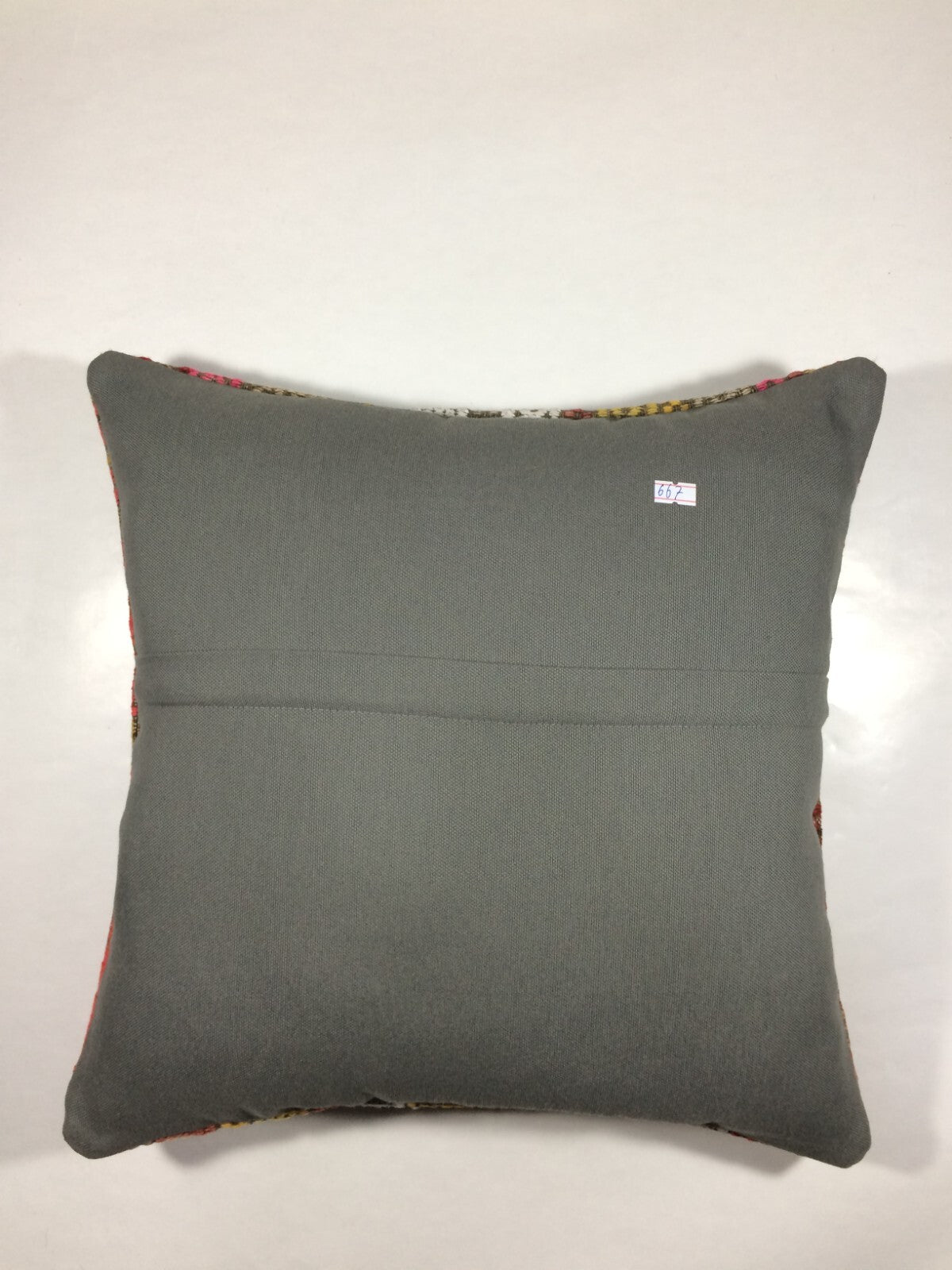 18"x18" Kilim Pillow Cover Handmade Turkish Vintage Cushion Tribal Lumbar 667