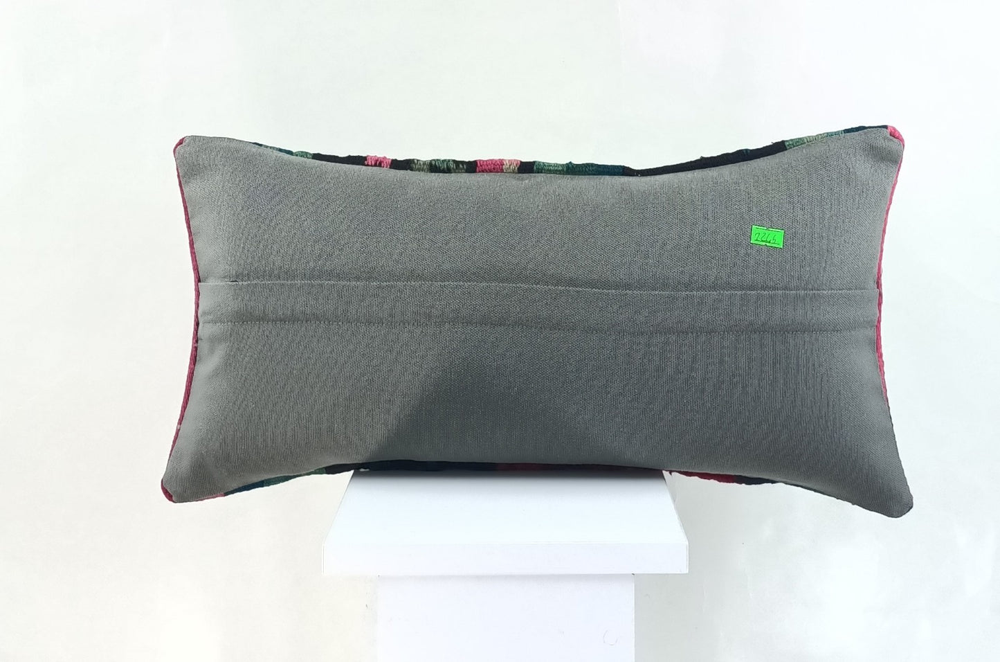 10x20 Kilim Lumbar Pillow Cover Vintage Ethnic Oushak Kilim Pillow Cover 2246