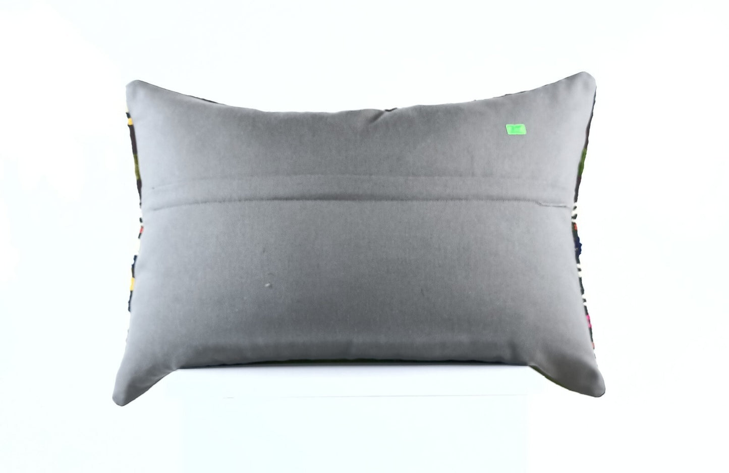 Kilim Pillow Cover 16x24 Tribal Vintage Turkish Carpet Lumbar Pillow Cover 1955