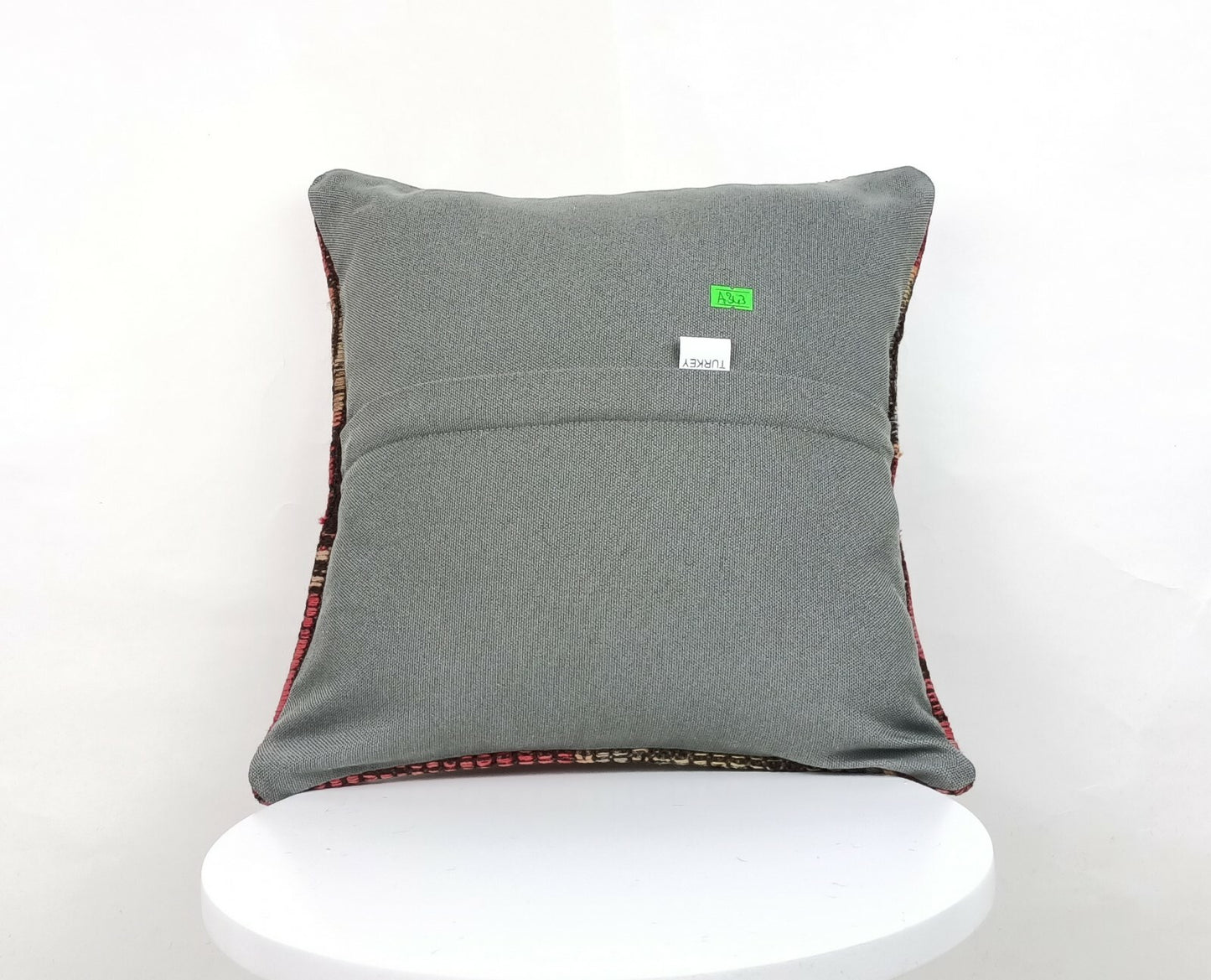 14x14 Kilim Cushion Cover Turkish Ottoman Boho Rustic Throw Pillow Case A343