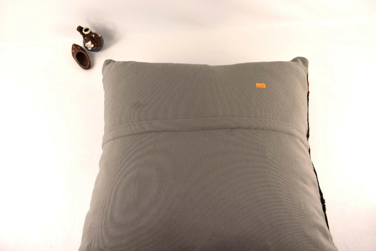 24x24 Kilim Pillow Cover Large Vintage Oushak Rug Ethnic Sofa Cushion A2899