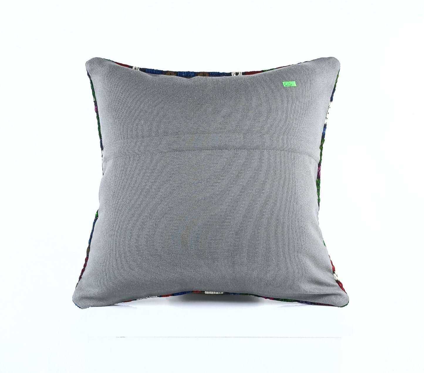 18"x18" Kilim Pillow Cover Handmade Turkish Vintage Cushion Tribal Lumbar E1381