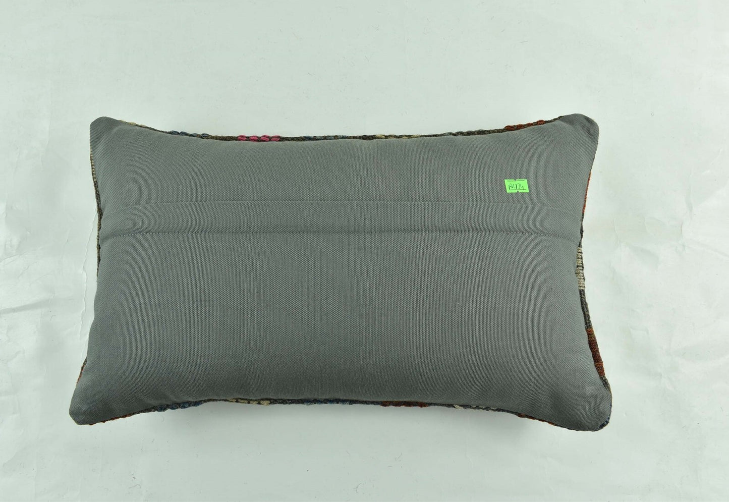 Kilim Pillow Cover 12x20 Turkish Handmade Sofa Couch Floor Lumbar Cushion A1834