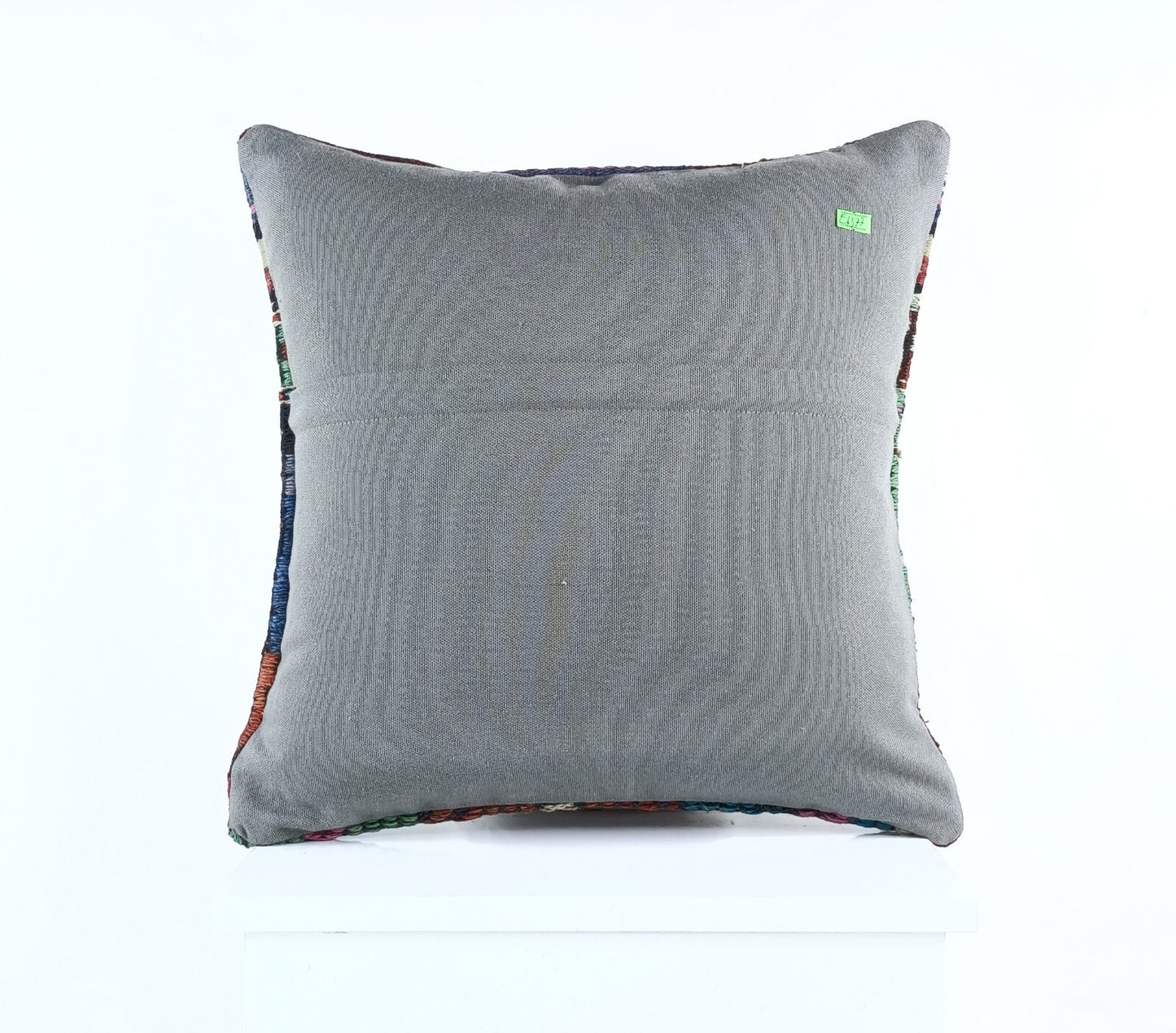 18"x18" Kilim Pillow Cover Handmade Turkish Vintage Cushion Tribal Lumbar E1377