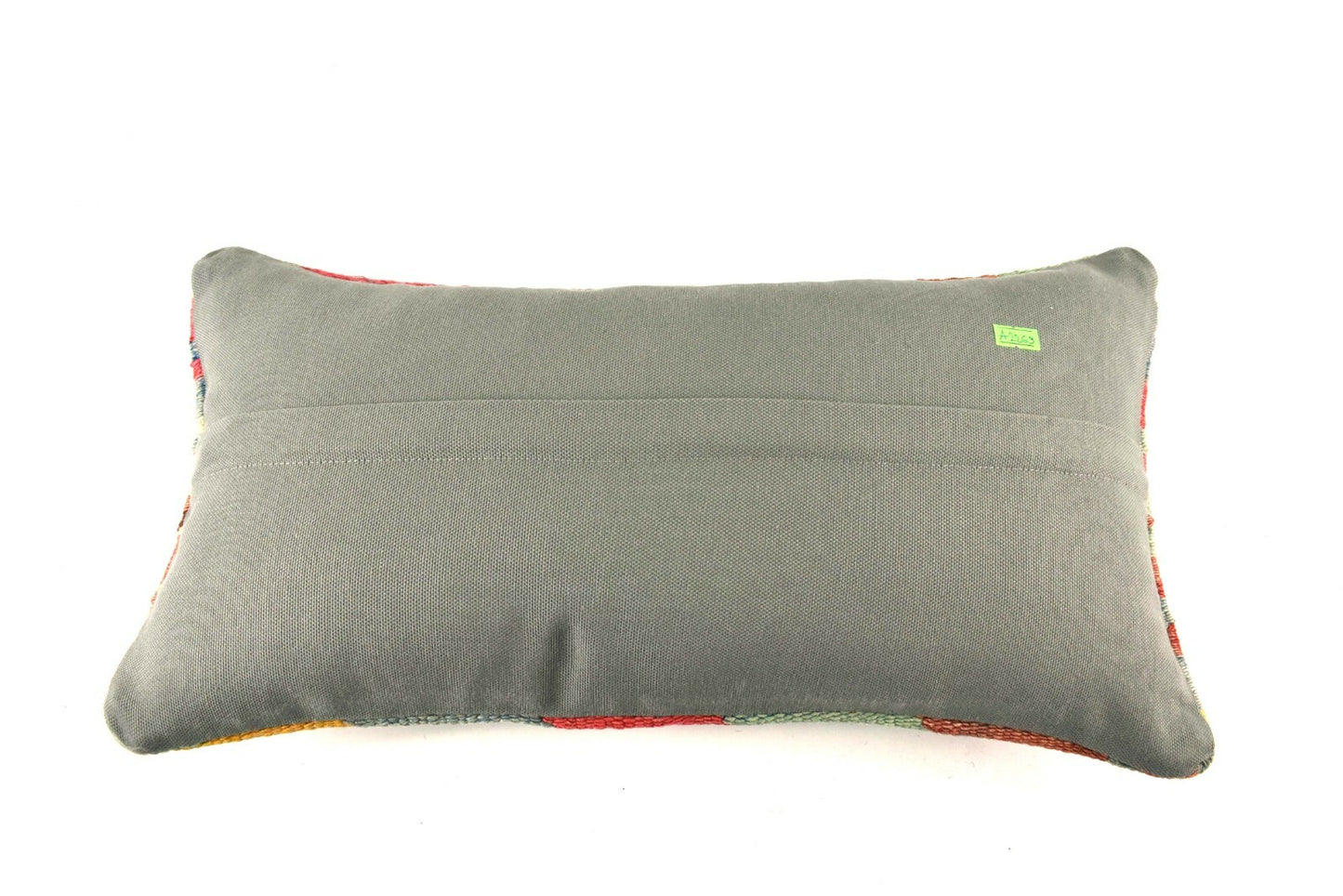 Kilim Lumbar Pillow Cover 10x20 Decorative Sofa Couch Handmade Cushion A2269