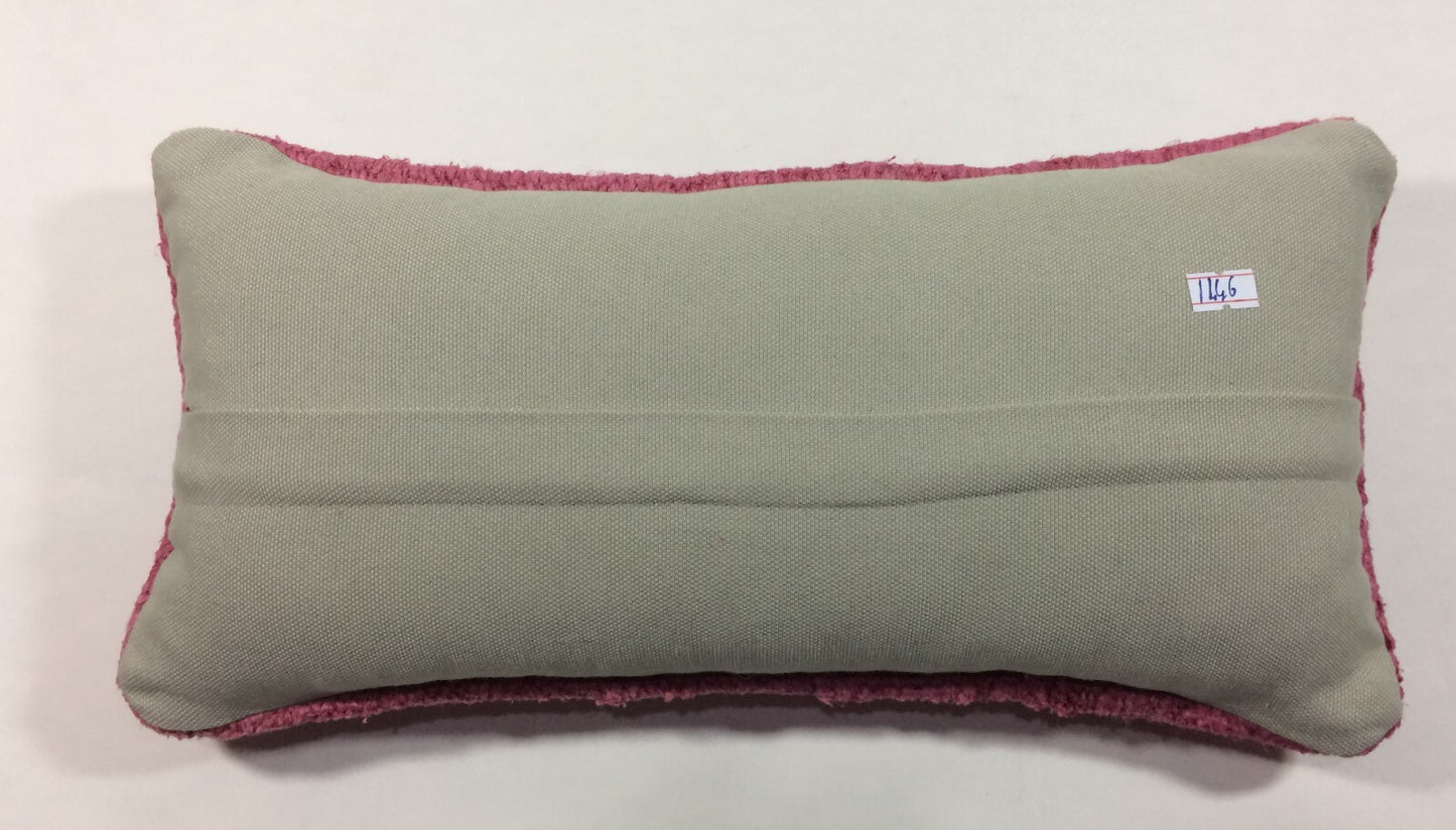 Turkish Cushion Cover 8"x16" Handmade Vintage Boho Ethnic Throw Pillow Case 1446