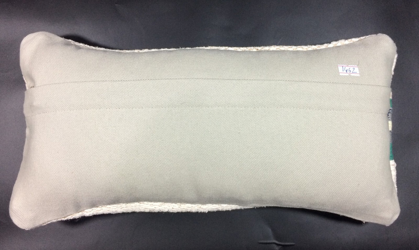 Turkish Cushion Cover 8"x16" Handmade Vintage Boho Ethnic Throw Pillow Case 1462