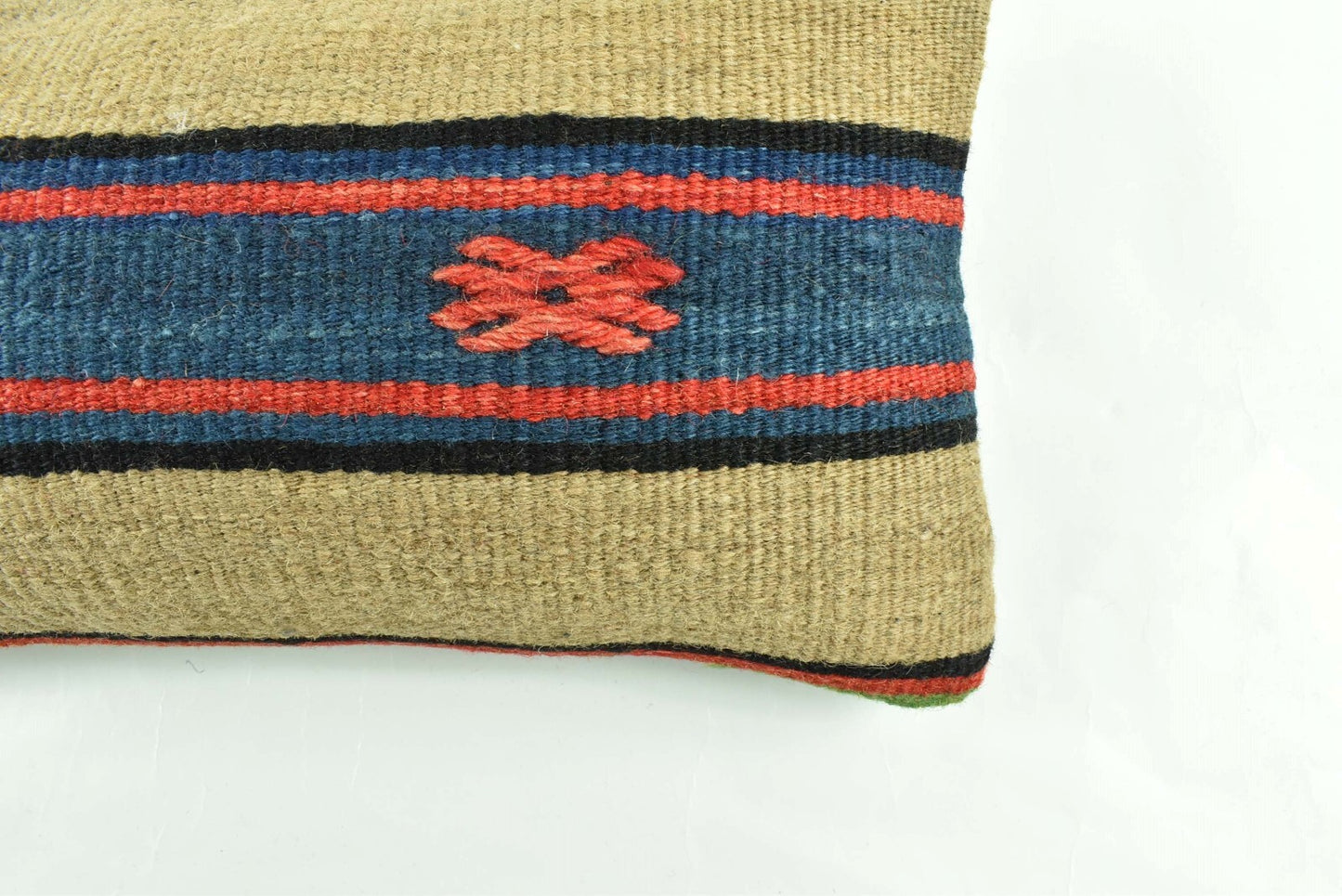 Turkish Cushion Cover 8"x16" Handmade Vintage Boho Ethnic Throw Pillow Case 3146