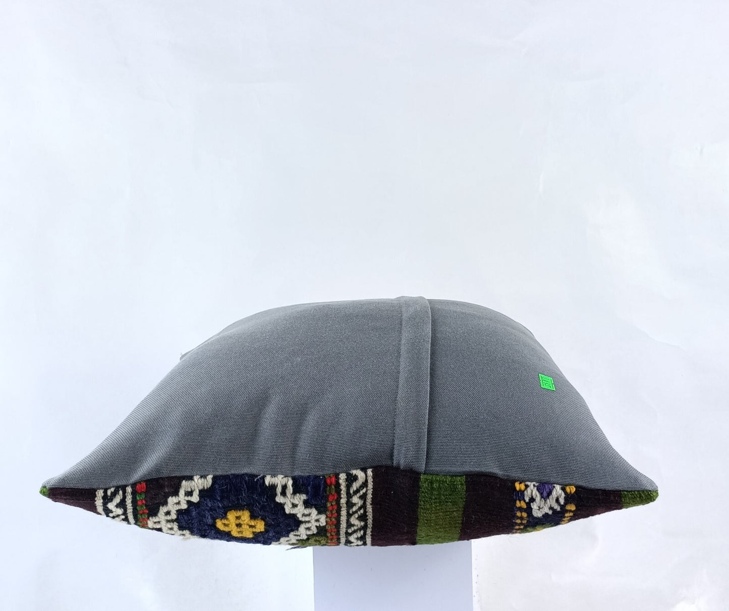 18"x18" Kilim Pillow Cover Handmade Turkish Vintage Cushion Tribal Lumbar 1835