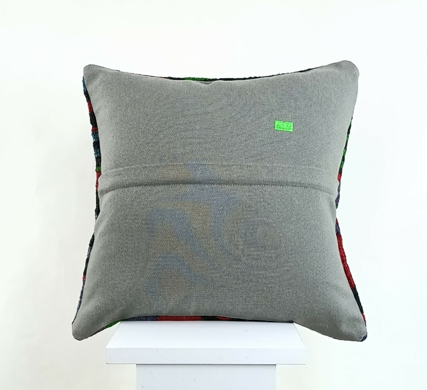 14x14 Kilim Cushion Cover Turkish Ottoman Boho Rustic Throw Pillow Case A1272