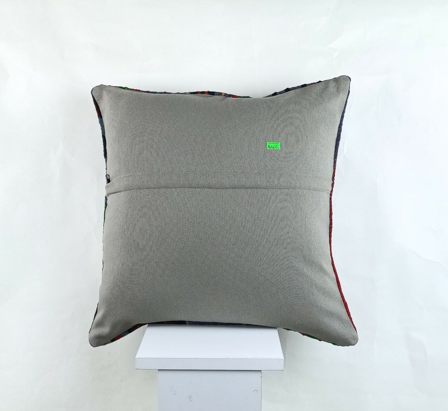 Throw Pillow Cover 18x18 Handmade Turkish Traditional Oushak Kilim Cushion A1435