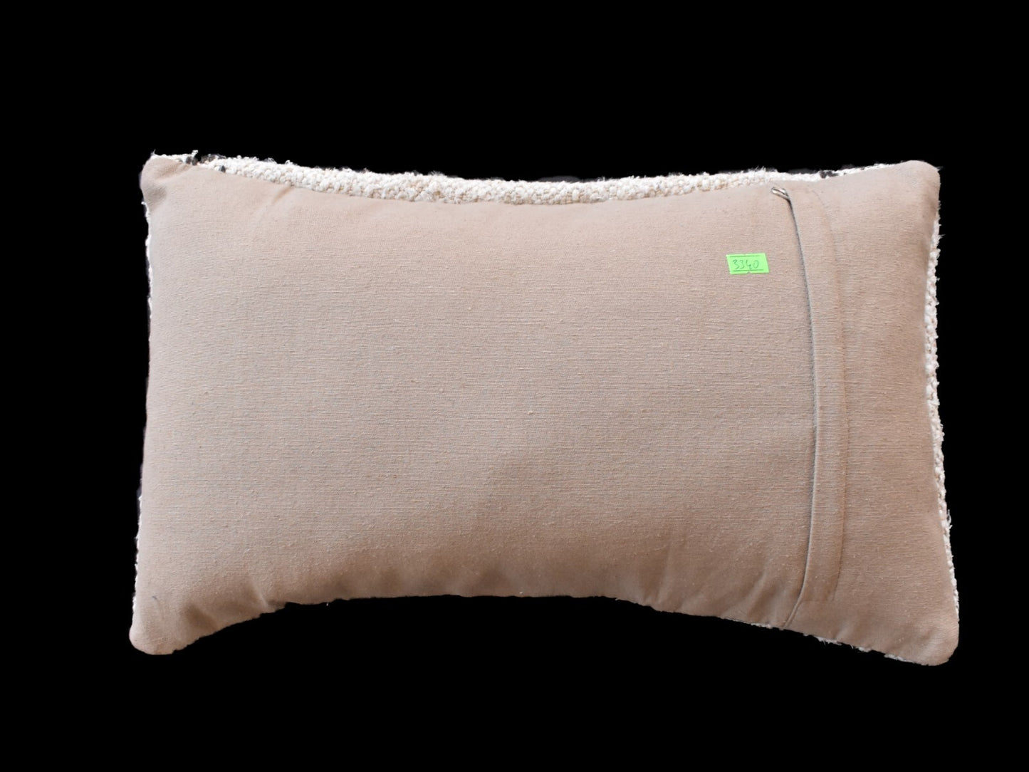 Kilim Pillow Cover 12x20 Handmade Turkish Rug Boho Ethnic Lumbar Cushion 3340