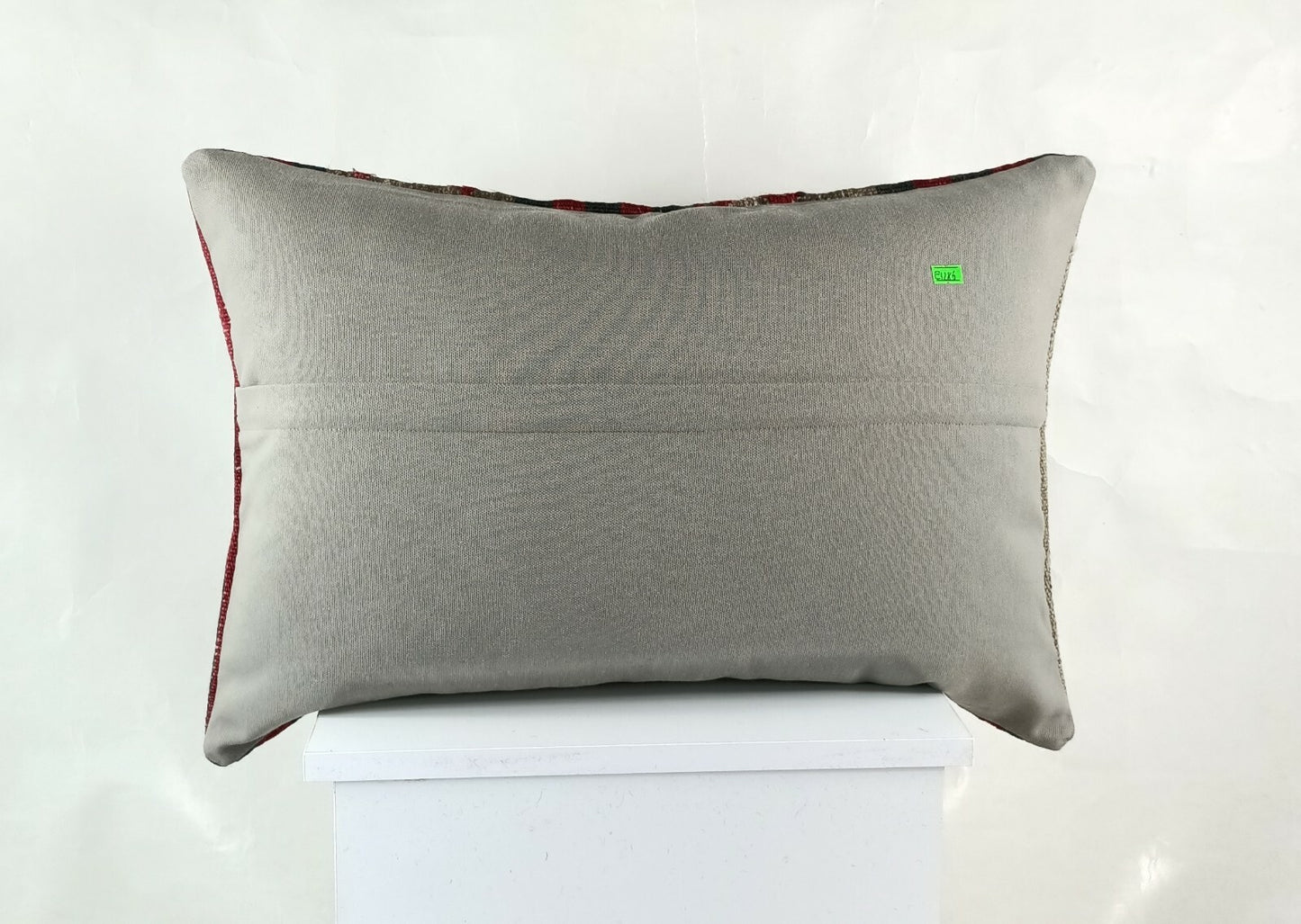 Kilim Pillow Cover 16x24 in Traditional Handmade Anatolian Lumbar Cushion E1286