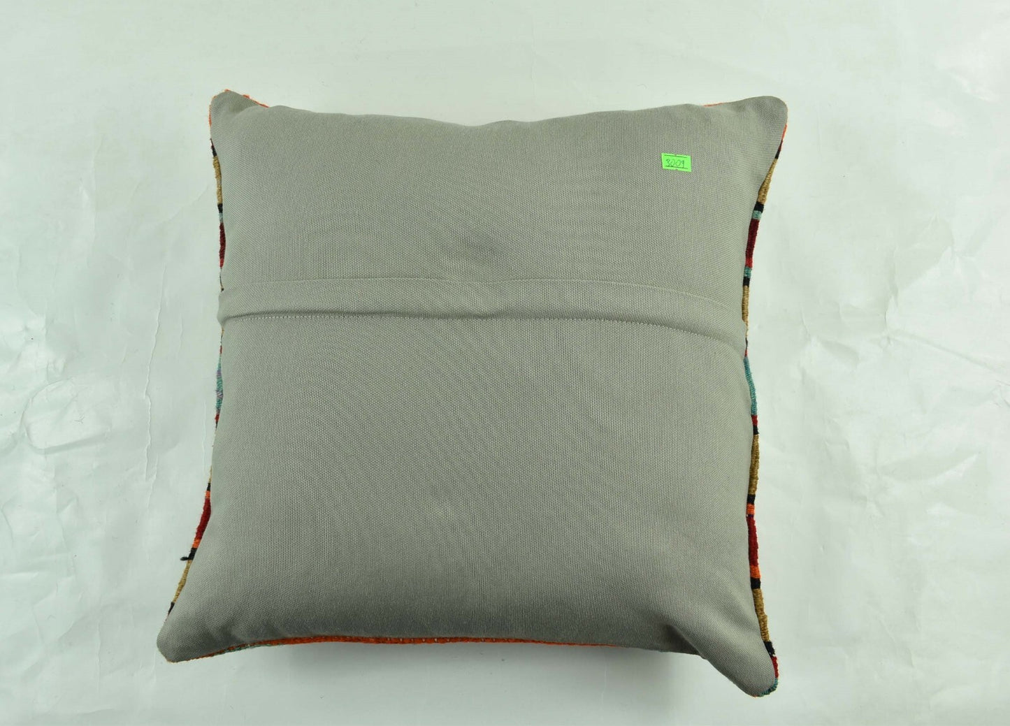 18"x18" Kilim Pillow Cover Handmade Turkish Vintage Cushion Tribal Lumbar 3009