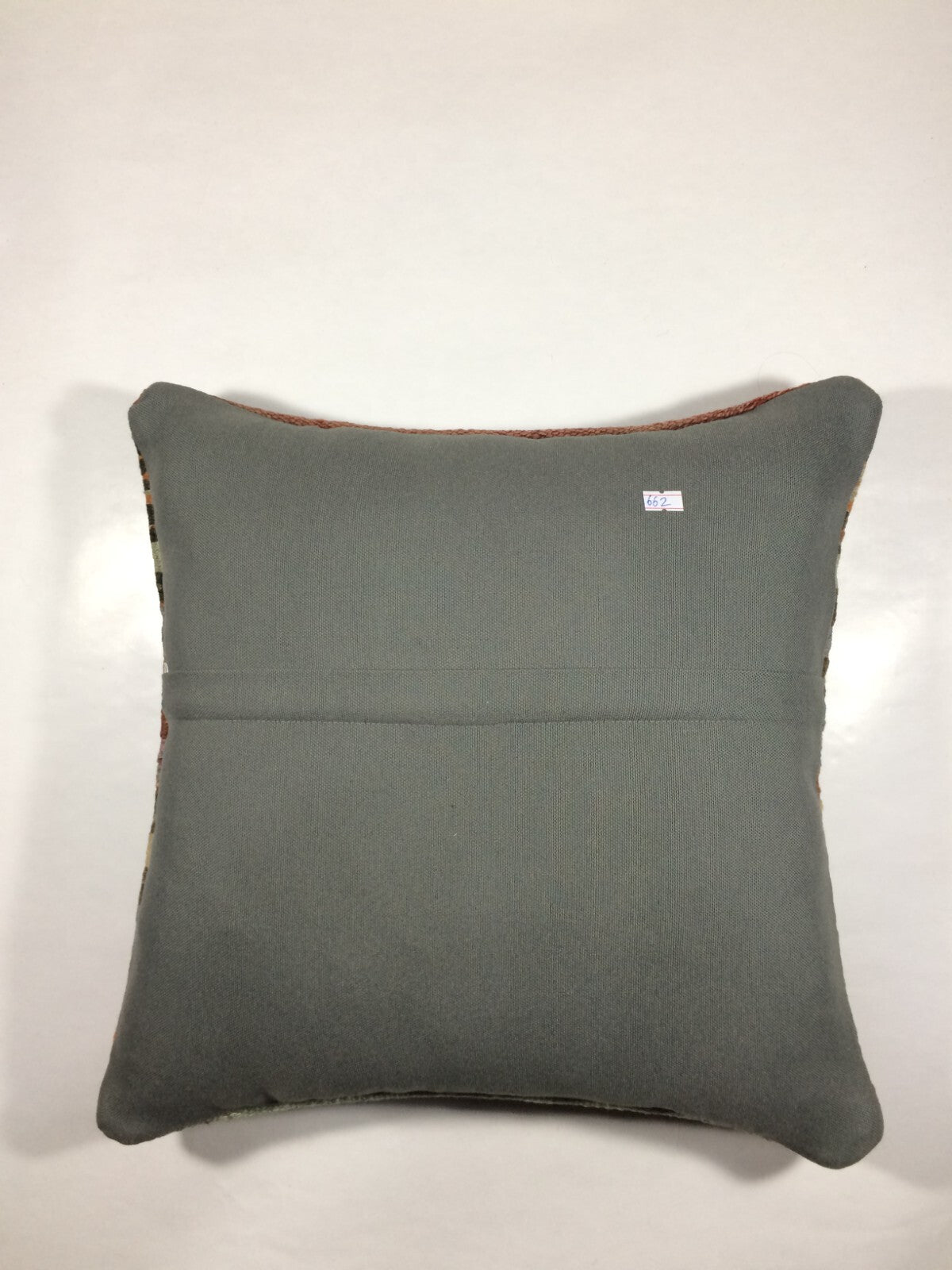 18"x18" Kilim Pillow Cover Handmade Turkish Vintage Cushion Tribal Lumbar 662