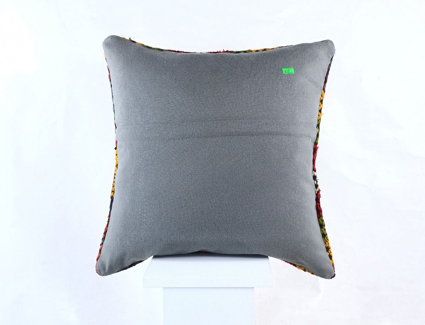 18"x18" Kilim Pillow Cover Handmade Turkish Vintage Cushion Tribal Lumbar 1819