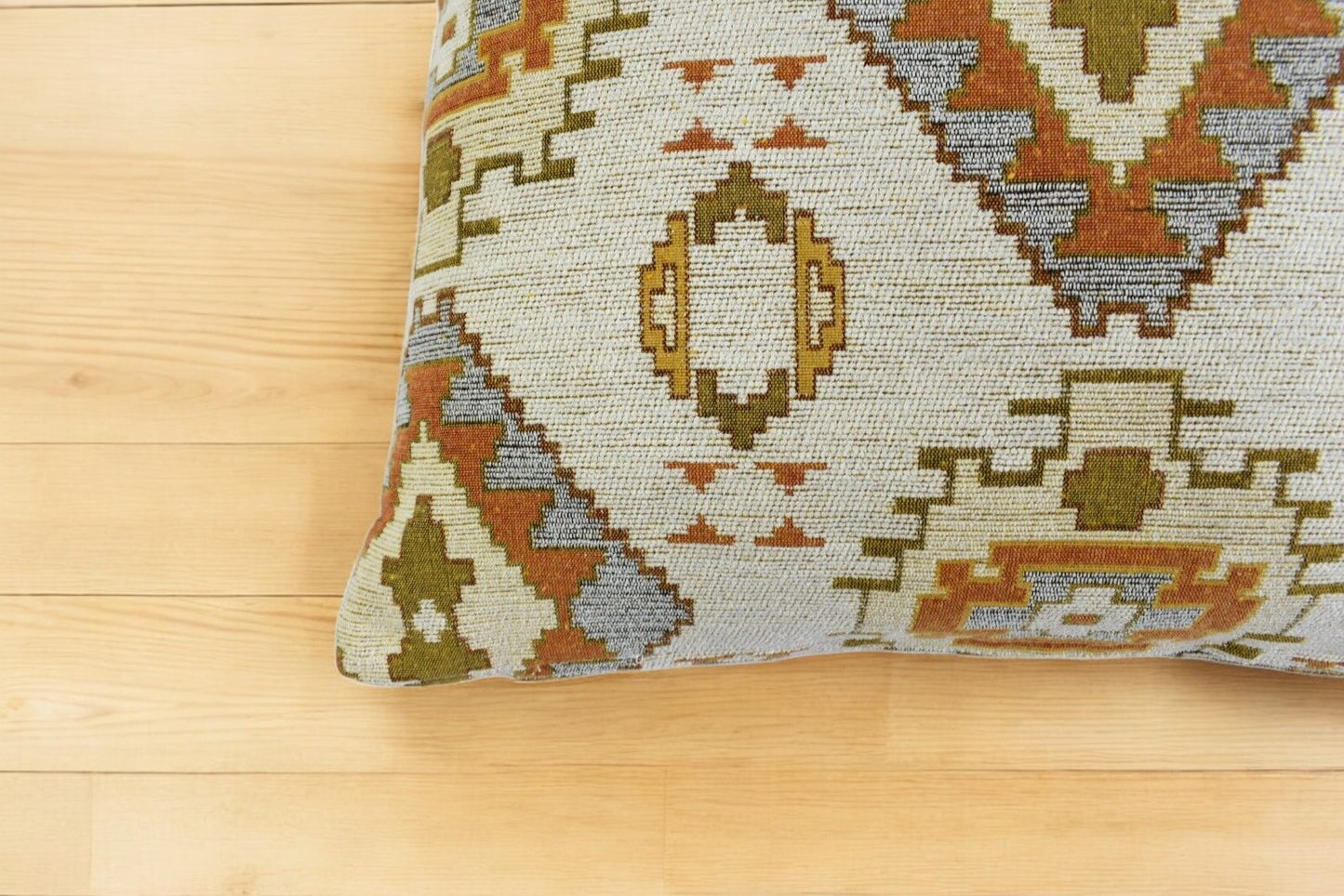 2 pcs/set Kilim Design White Pillow Cover Throw Cushion Sofa Couch Tribal Lumbar