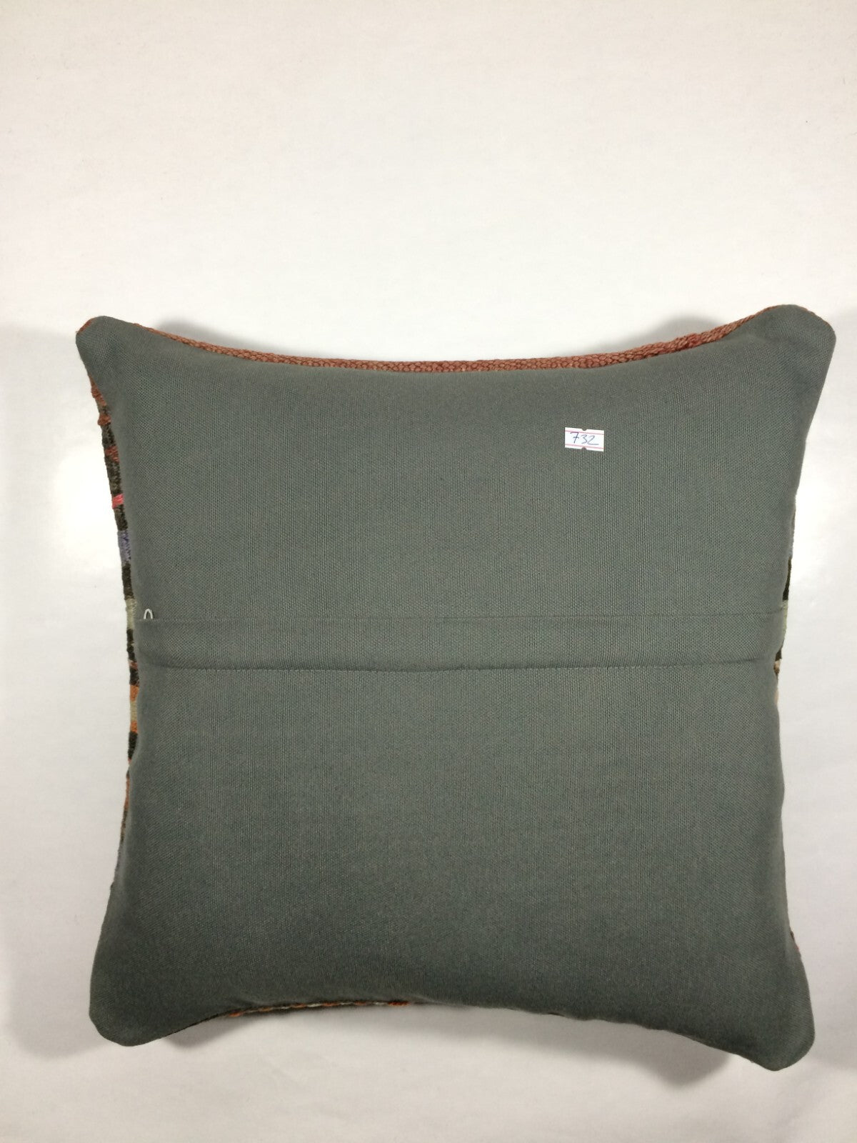 18"x18" Kilim Pillow Cover Handmade Turkish Vintage Cushion Tribal Lumbar 732