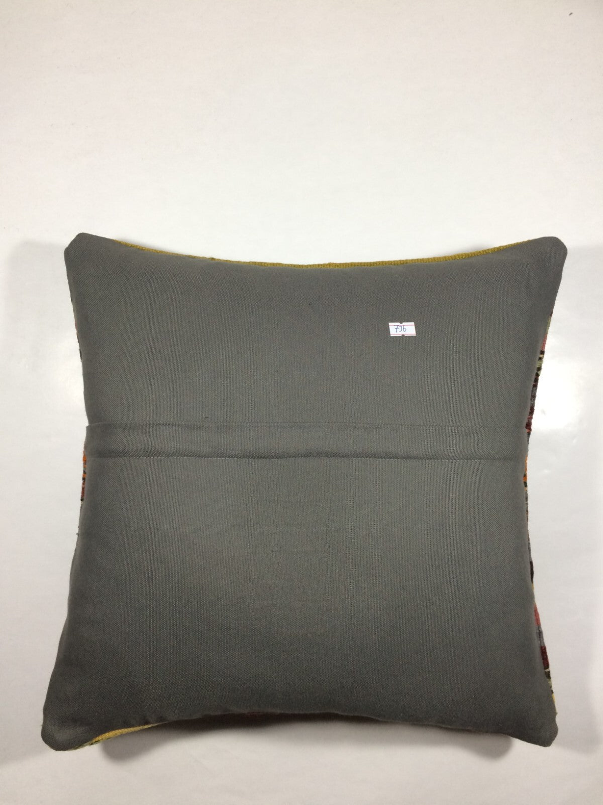 18"x18" Kilim Pillow Cover Handmade Turkish Vintage Cushion Tribal Lumbar 736