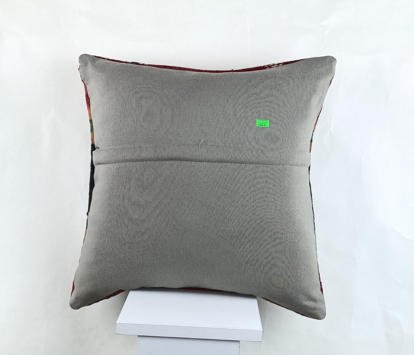 18"x18" Kilim Pillow Cover Handmade Turkish Vintage Cushion Tribal Lumbar 2668