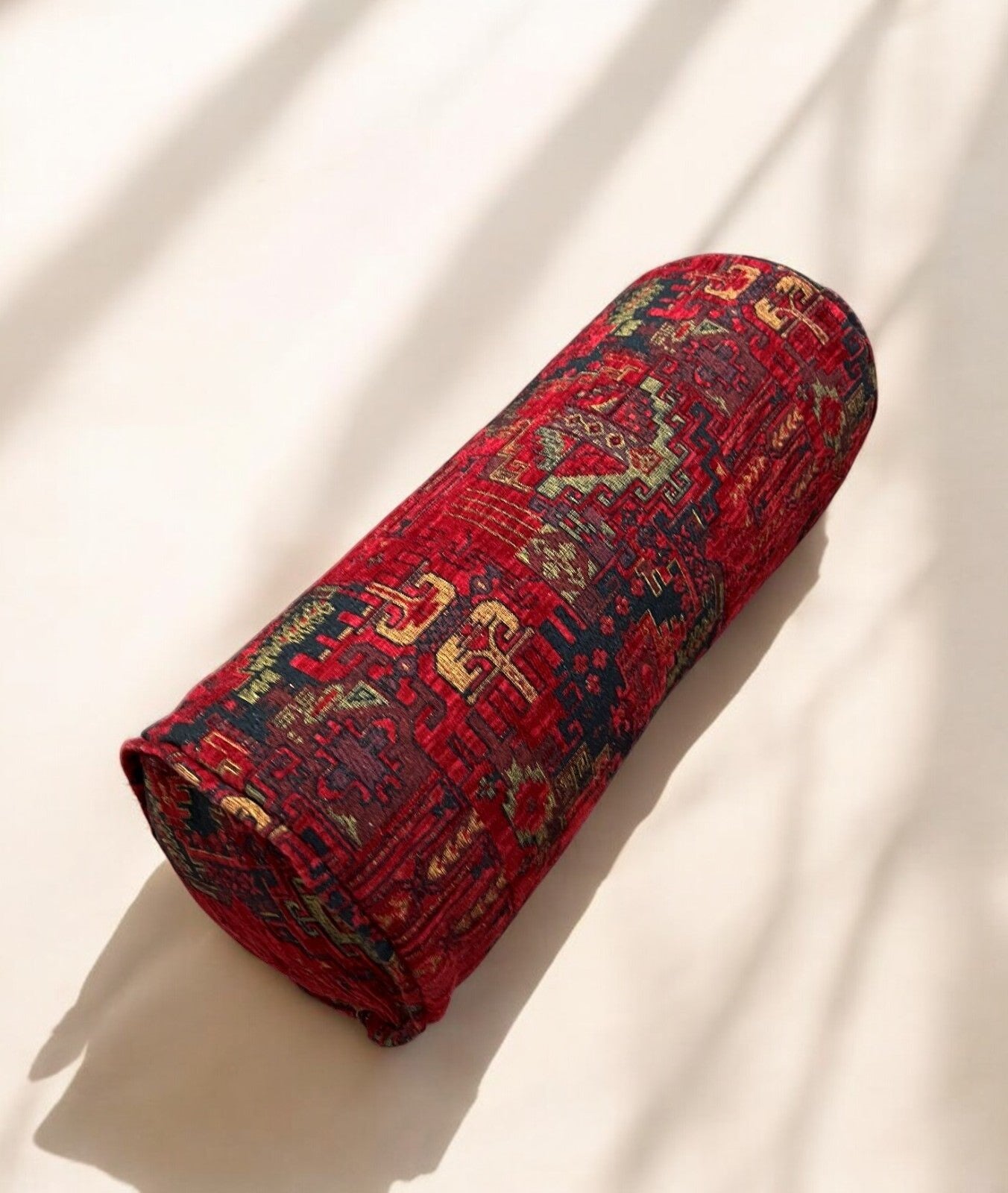 Bolster Pillow Cover Fabric Kilim Pattern Ethnic Tribal Oriental Bolster Pillow