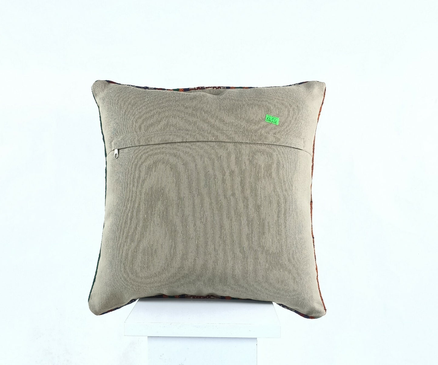 Oushak Kilim Pillow Cover 16x16 Handmade Anatolian Traditonal Wool Cushion A454