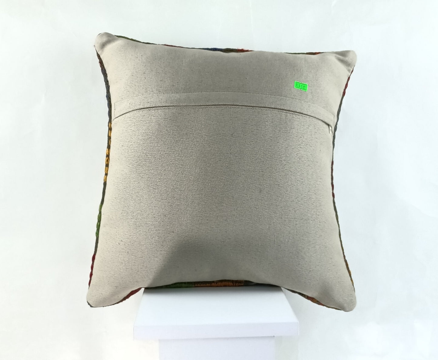 18"x18" Kilim Pillow Cover Handmade Turkish Vintage Cushion Tribal Lumbar 2355