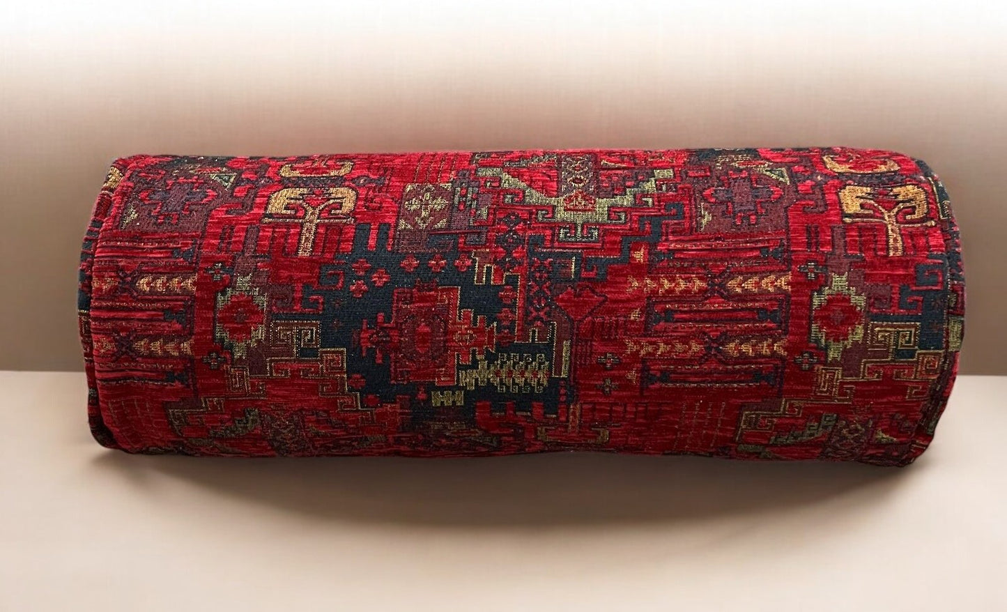 Bolster Pillow Cover Fabric Kilim Pattern Ethnic Tribal Oriental Bolster Pillow