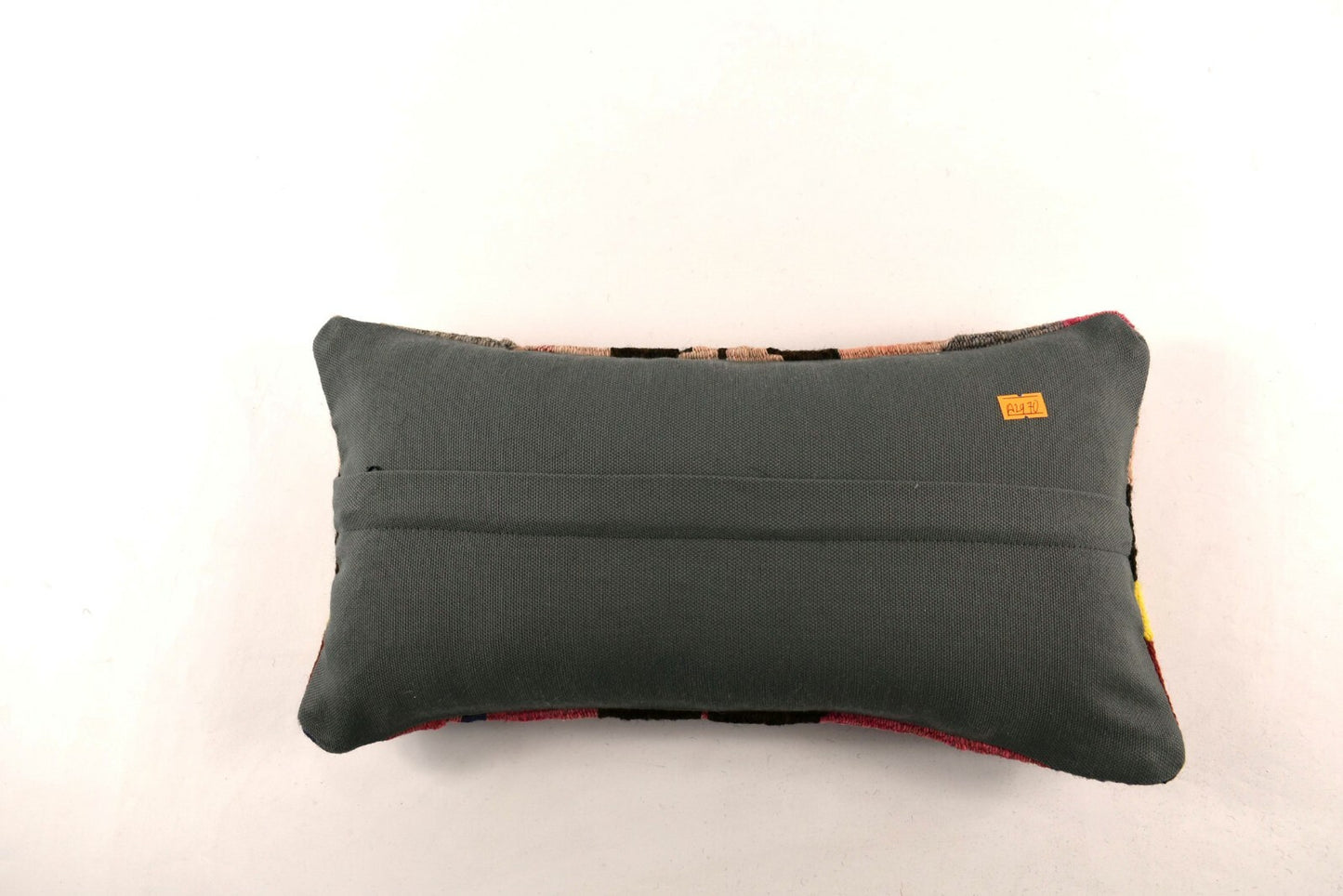 8x16 Kilim Pillow Cover Vintage Tribal Oushak Kilim Ethnic Lumbar Cover A2970