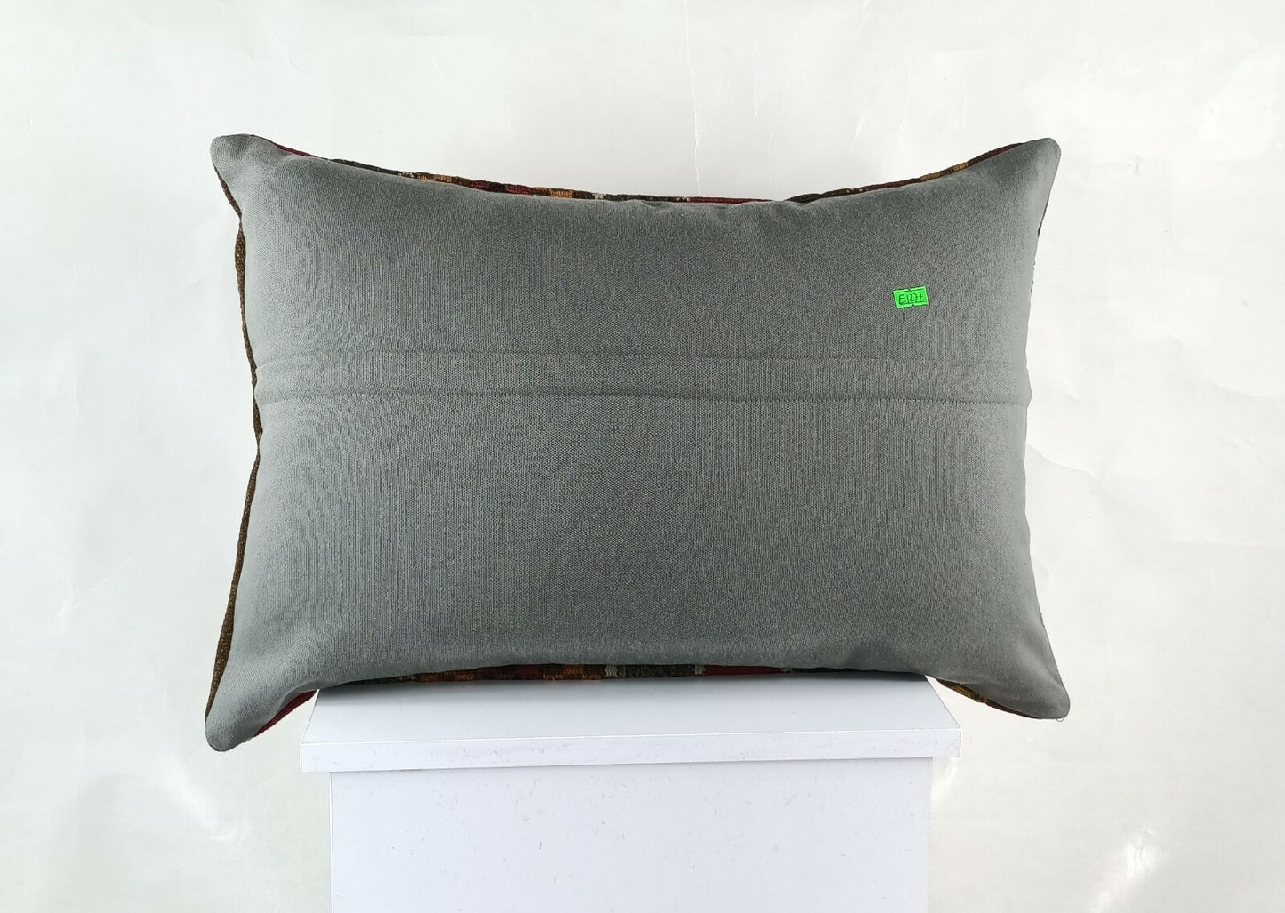 Kilim Pillow Cover 16x24 in Traditional Handmade Anatolian Lumbar Cushion E1277