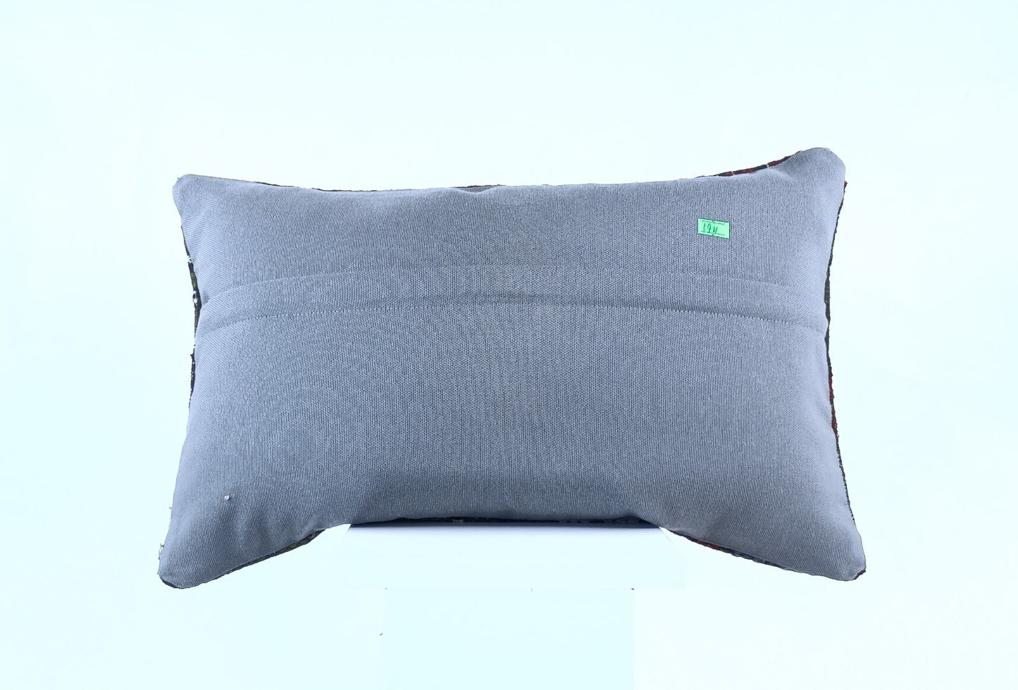 Kilim Pillow Cover 12x20 Handmade Turkish Rug Boho Ethnic Lumbar Cushion 1911