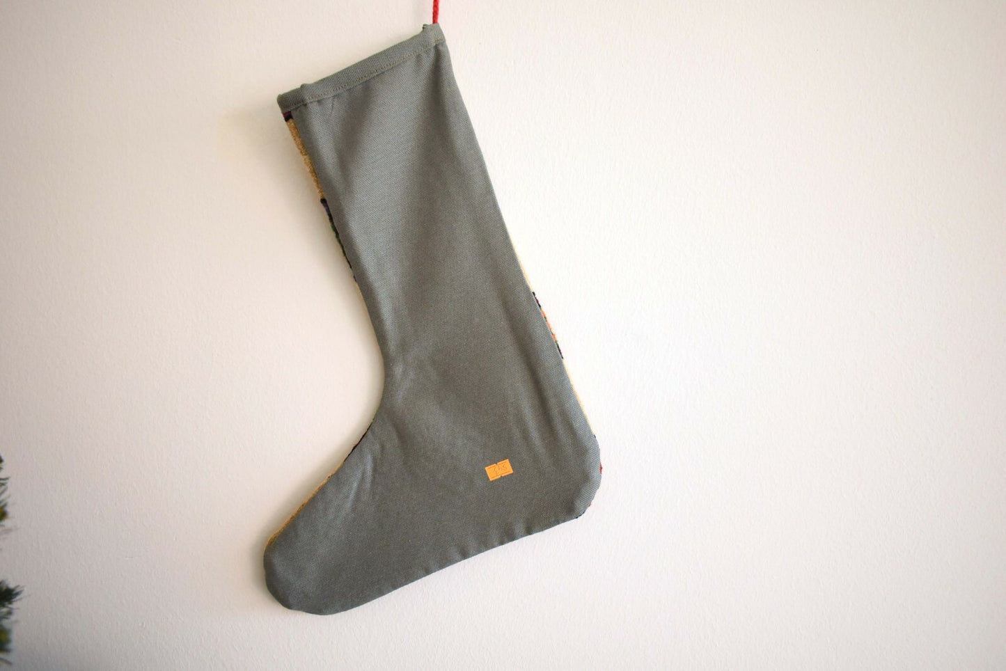 Kilim Christmas Stocking, Rug Christmas Socks, Christmas Decoration, S43
