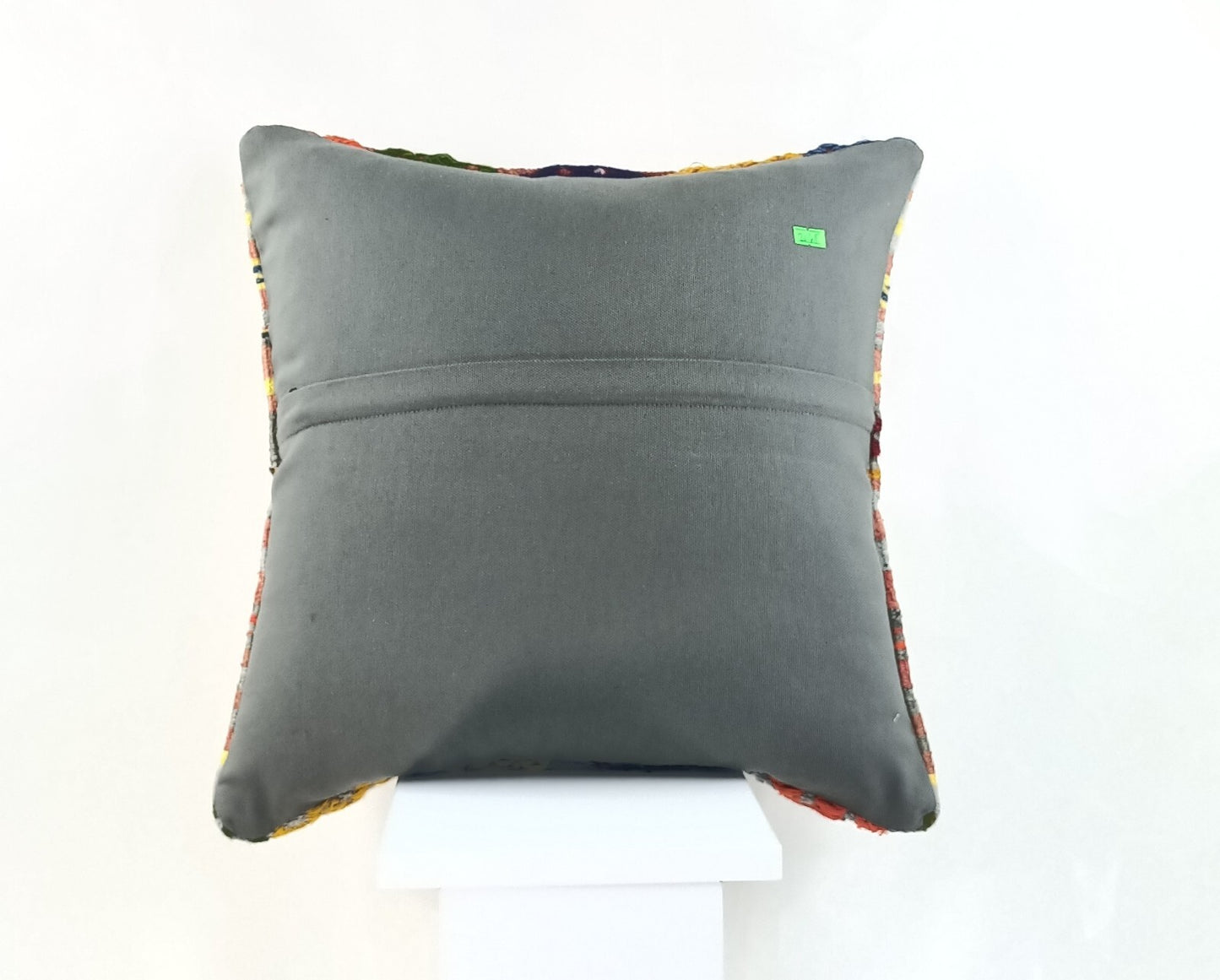 18"x18" Kilim Pillow Cover Handmade Turkish Vintage Cushion Tribal Lumbar 2145