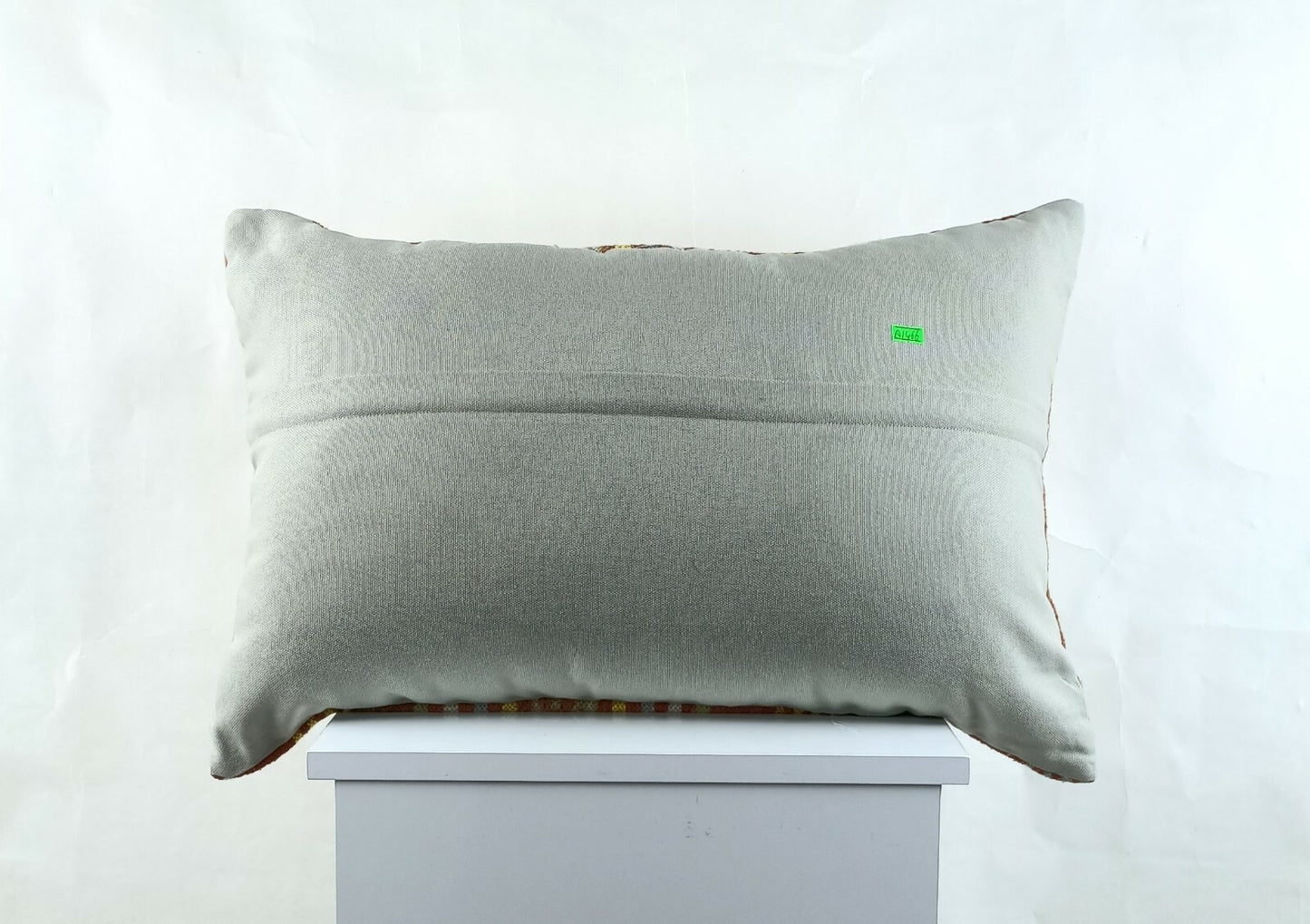 Kilim Pillow Cover 16x24 in Traditional Handmade Anatolian Lumbar Cushion A1466