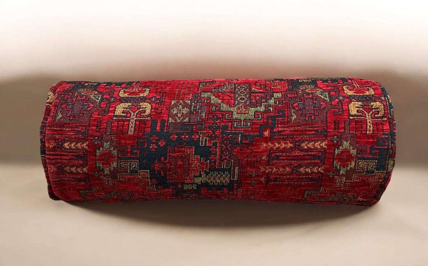 Bolster Pillow Cover Fabric Kilim Pattern Ethnic Tribal Oriental Bolster Pillow